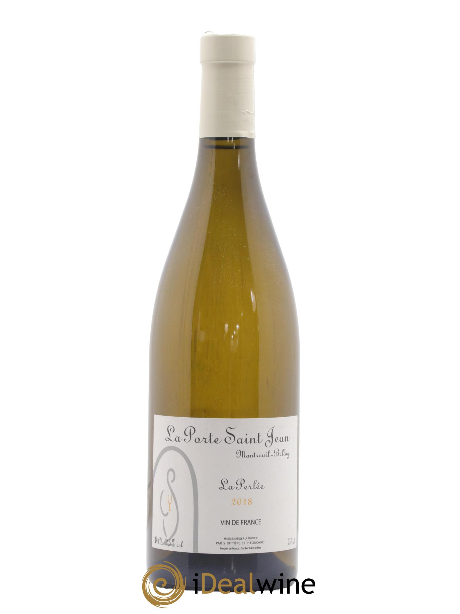 Vin de France La Perlée La Porte Saint Jean 2018 - Lot de 1 bouteille - 0