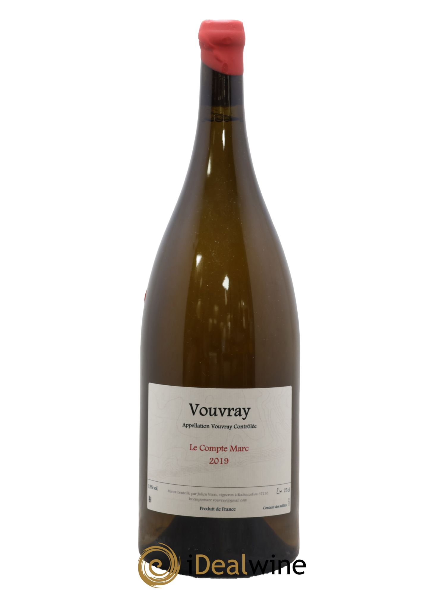 Vouvray Le Compte Marc Julien Vedel 2019 - Lotto di 1 magnum - 0