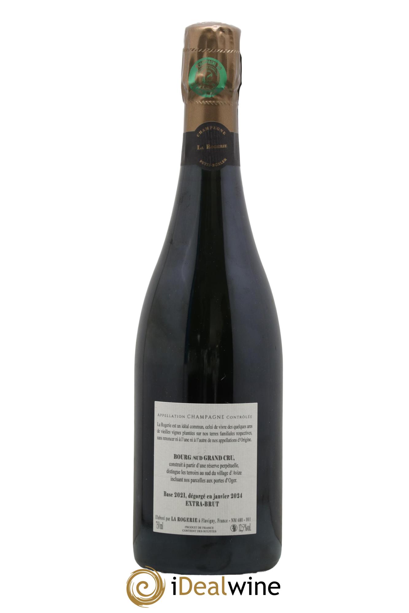 Bourg/Sud Réserve Perpétuelle Grand Cru Extra-Brut La Rogerie - Lot de 1 bouteille - 1