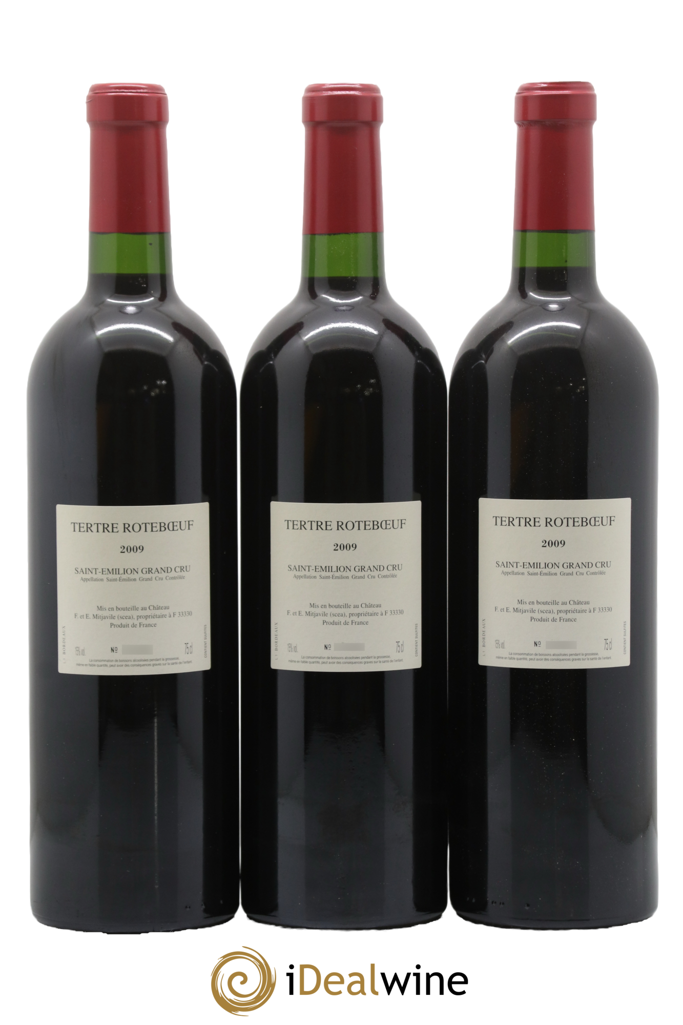 Château Tertre Roteboeuf 2009 - Posten von 3 Flaschen - 1