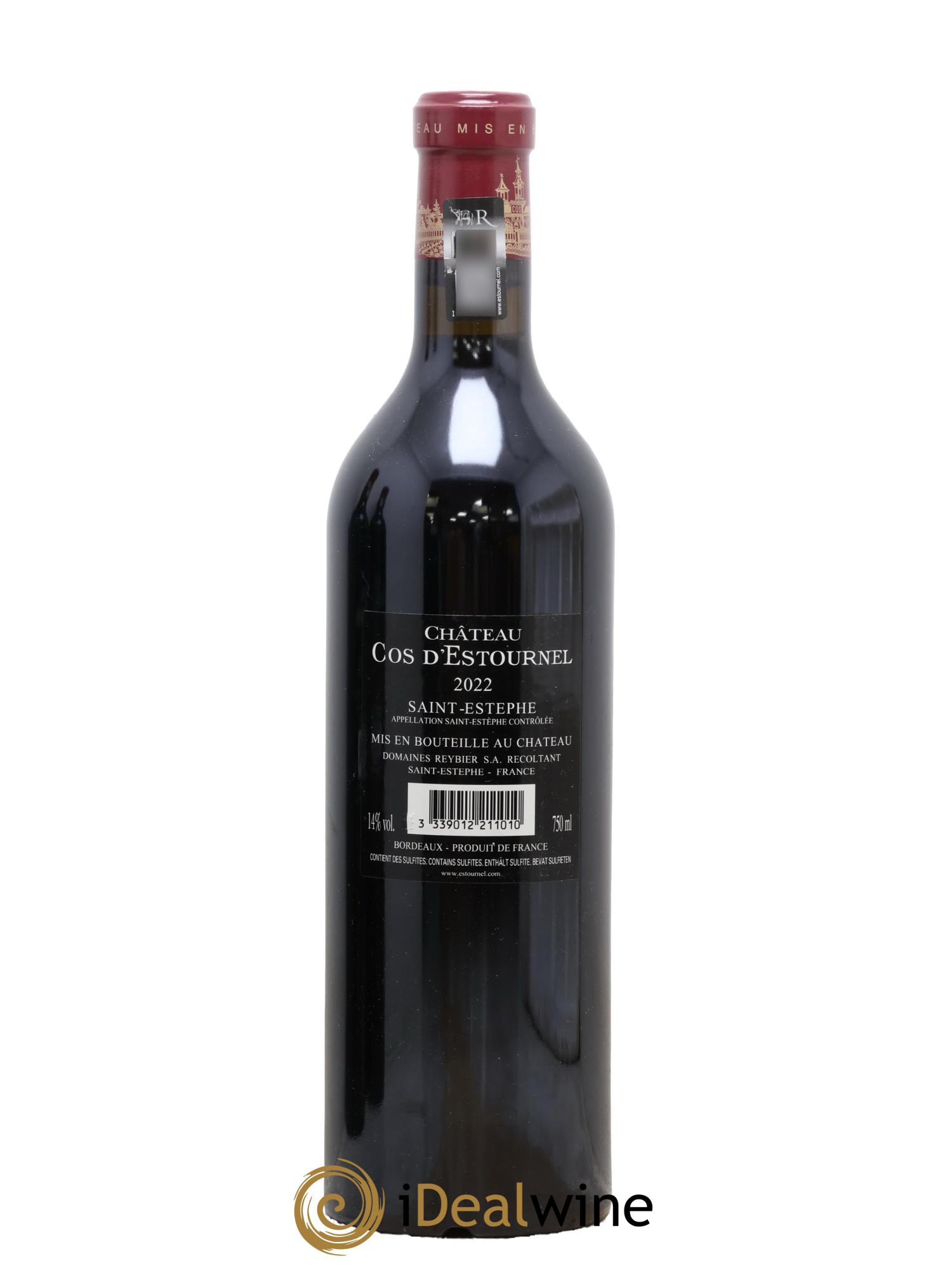 Cos d'Estournel 2ème Grand Cru Classé 2022 - Lot de 1 bouteille - 1