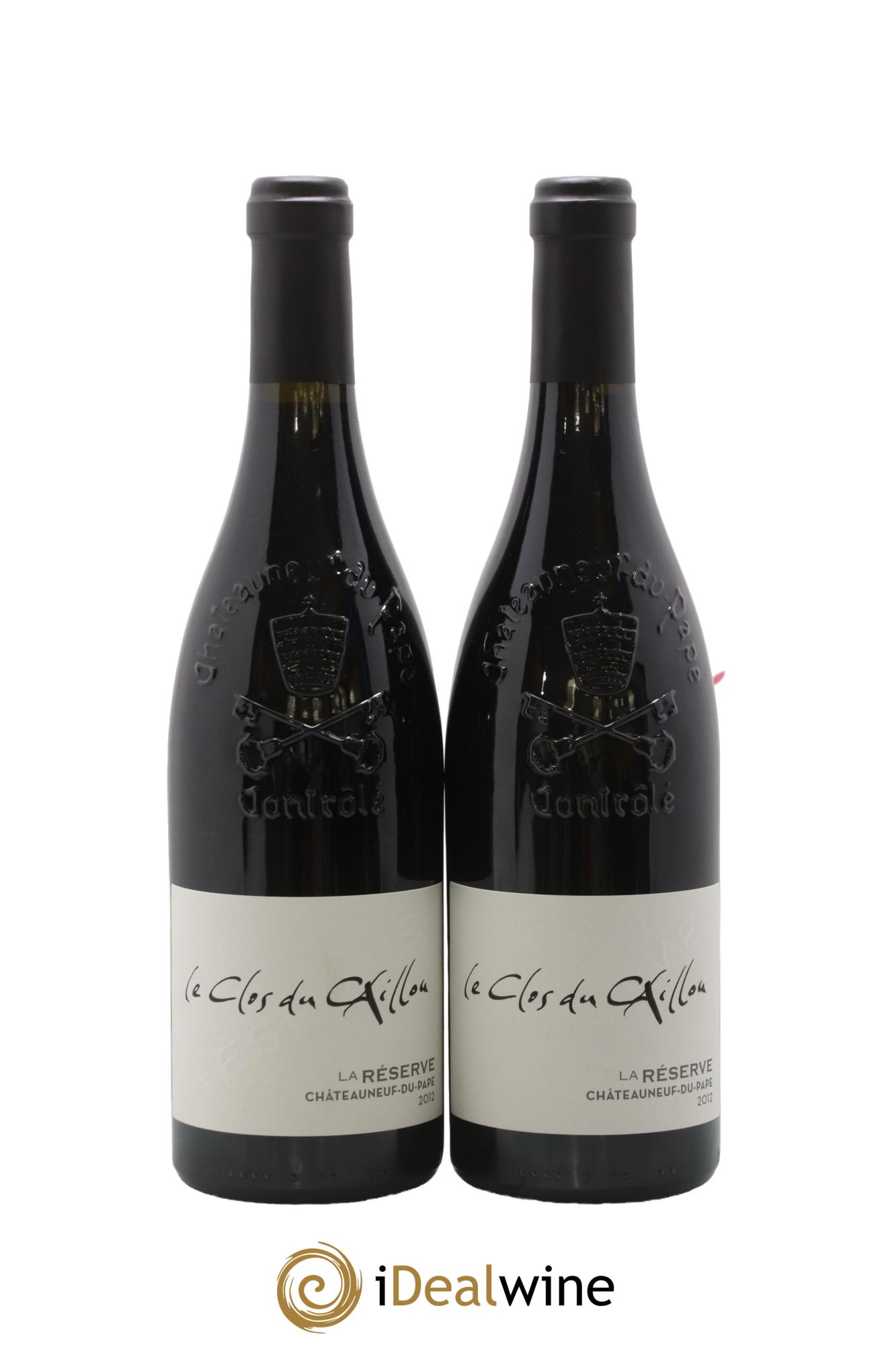 Châteauneuf-du-Pape Domaine Le Clos du Caillou Réserve Sylvie Vacheron  2012 - Lot de 2 bouteilles - 0