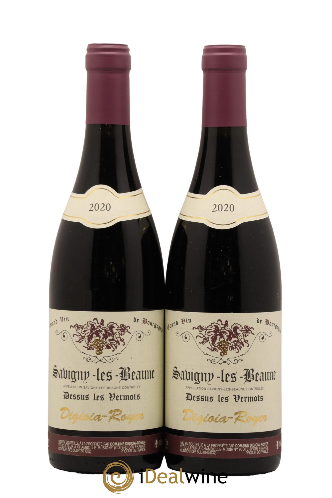 Savigny-lès-Beaune Dessus Vermots Domaine Digioia Royer 2020 - Lot de 2 bouteilles - 0