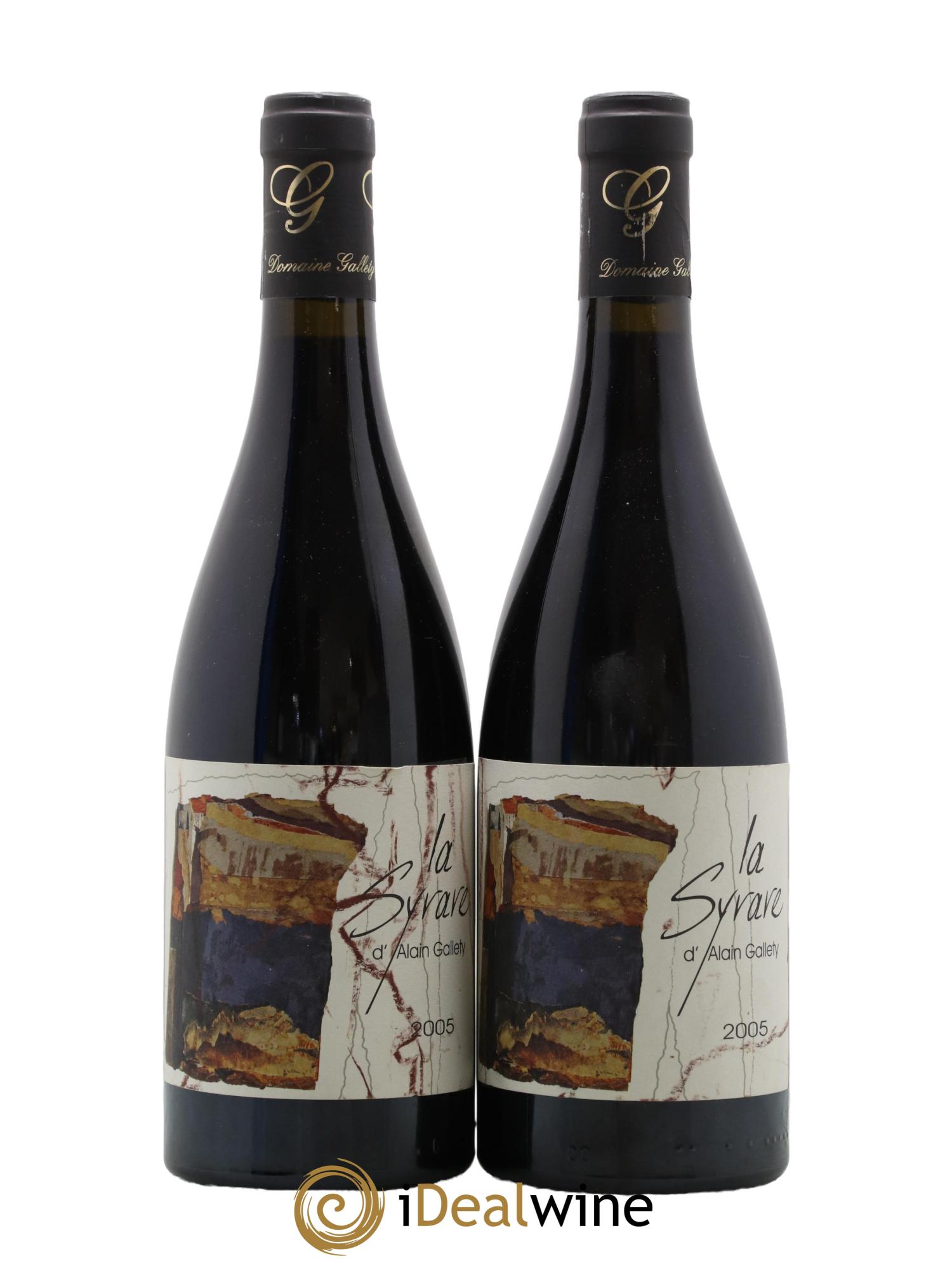 Côtes du Vivarais La Syrare Gallety (Domaine) 2005 - Lot de 2 bouteilles - 0