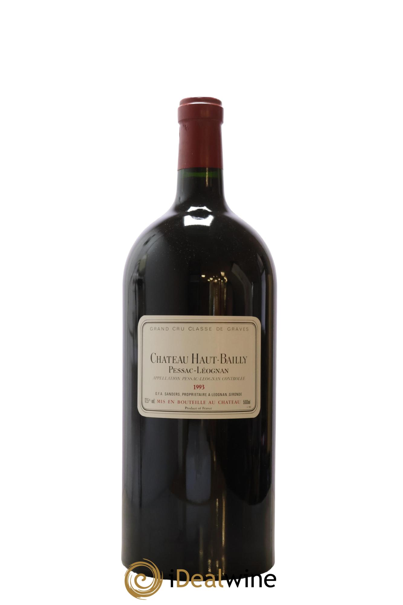 Château Haut-Bailly Cru Classé de Graves 1993 - Lot de 1 jeroboam - 0