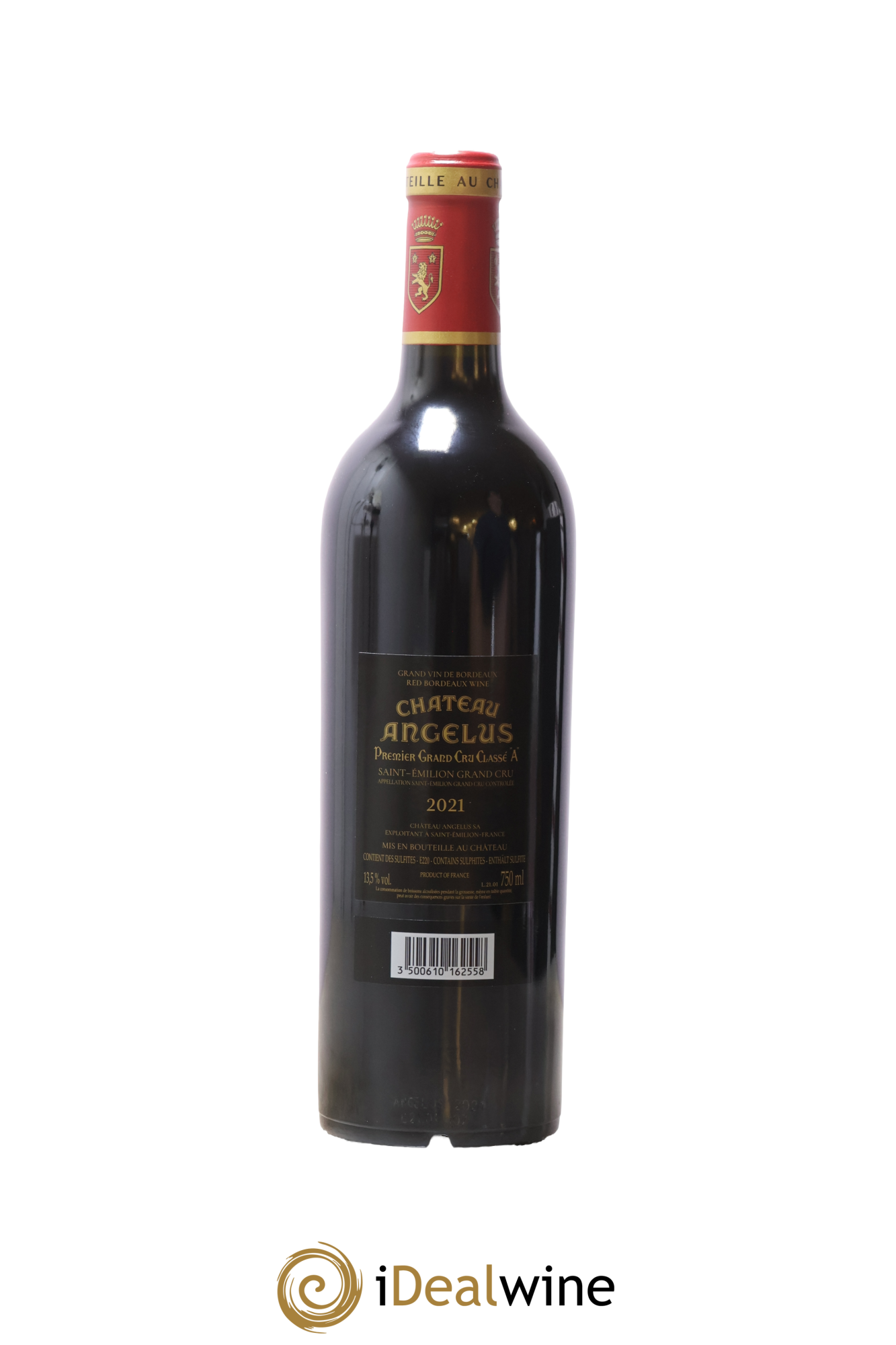Château Angélus 1er Grand Cru Classé A 2021 - Lote de 1 botella - 2