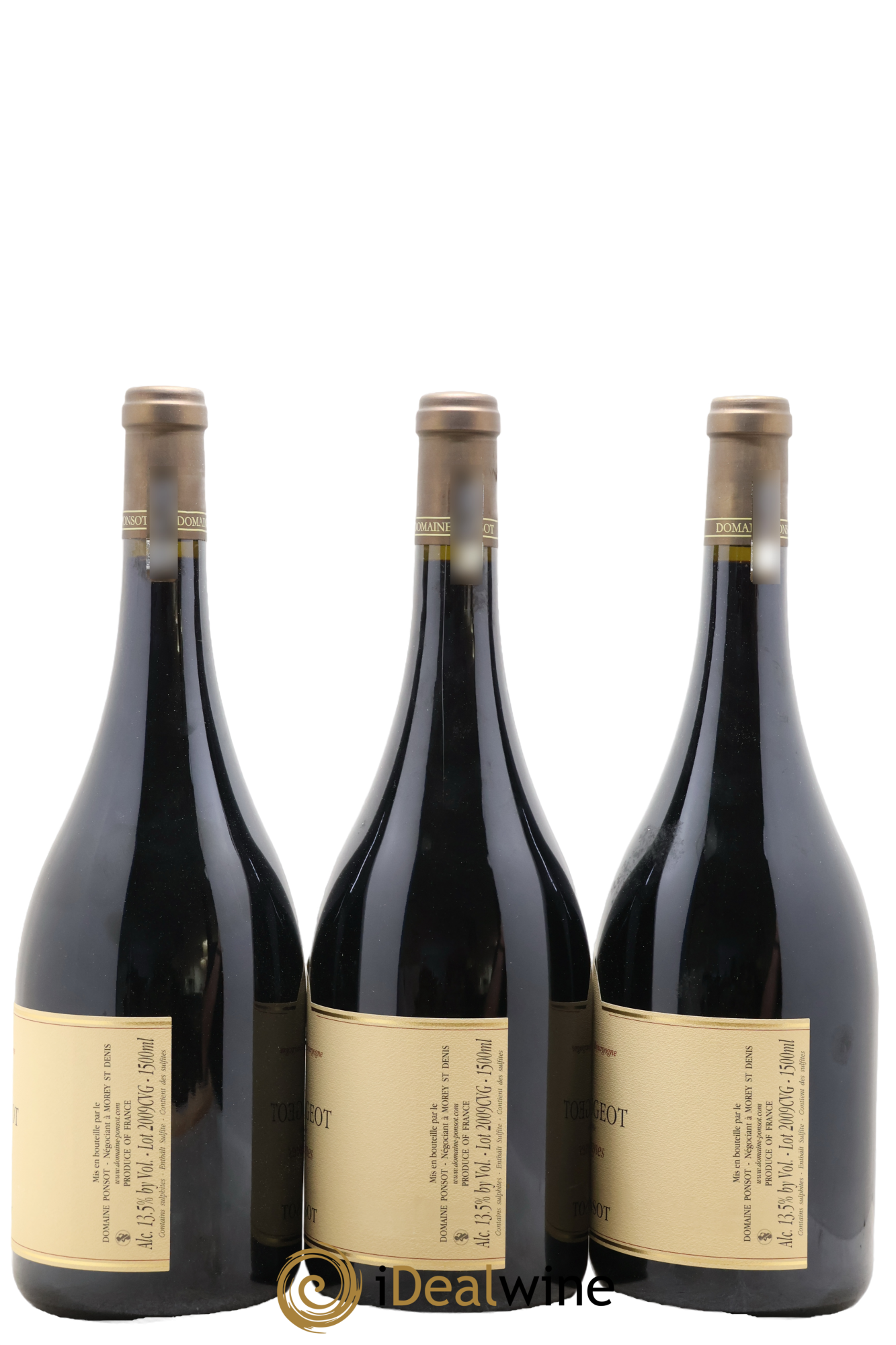 Clos de Vougeot Grand Cru Ponsot (Domaine) Cuvée Vieilles Vignes 2009 - Lot de 3 magnums - 1