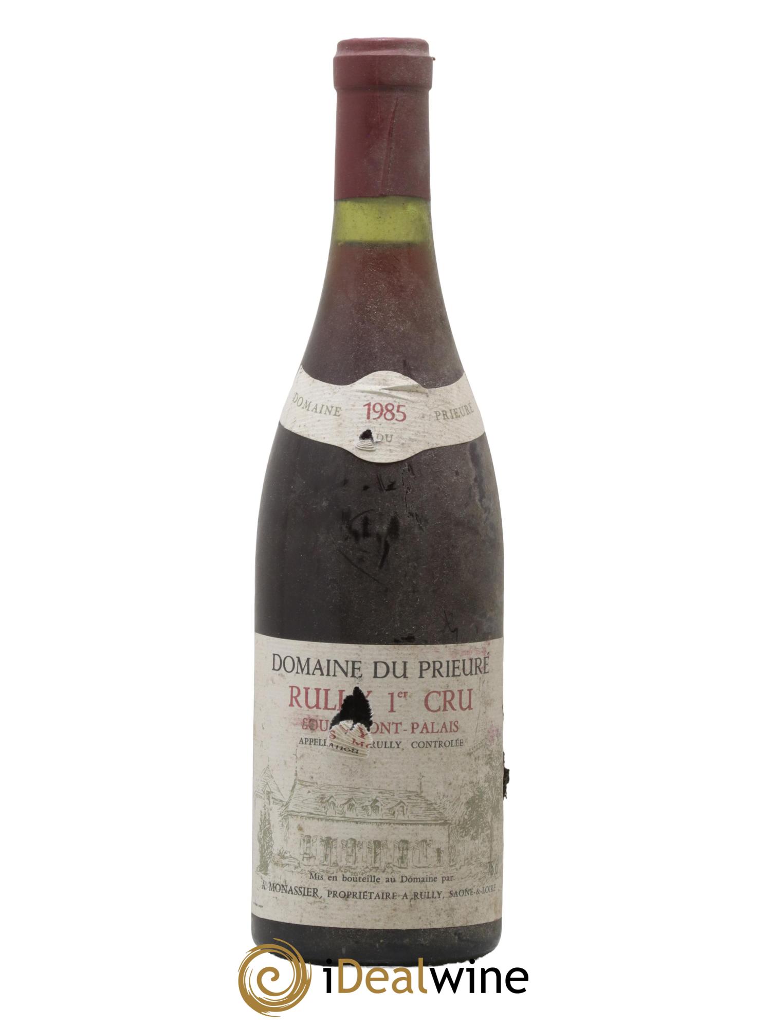 Rully 1er Cru Sous Mont-Palais Domaine du Prieure 1985 - Lot de 1 bouteille - 0