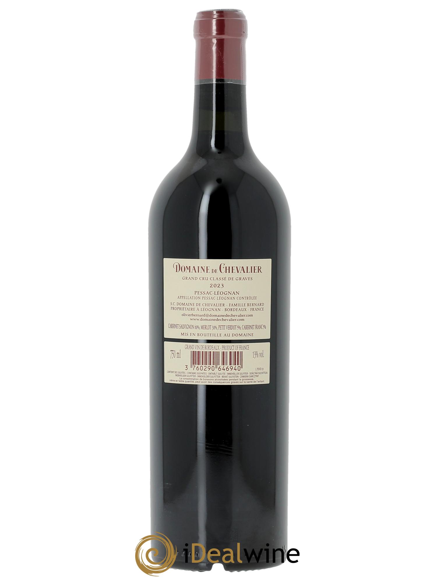 Domaine de Chevalier Cru Classé de Graves (OWC if 6 bts) 2023 - Lot of 1 bottle - 1