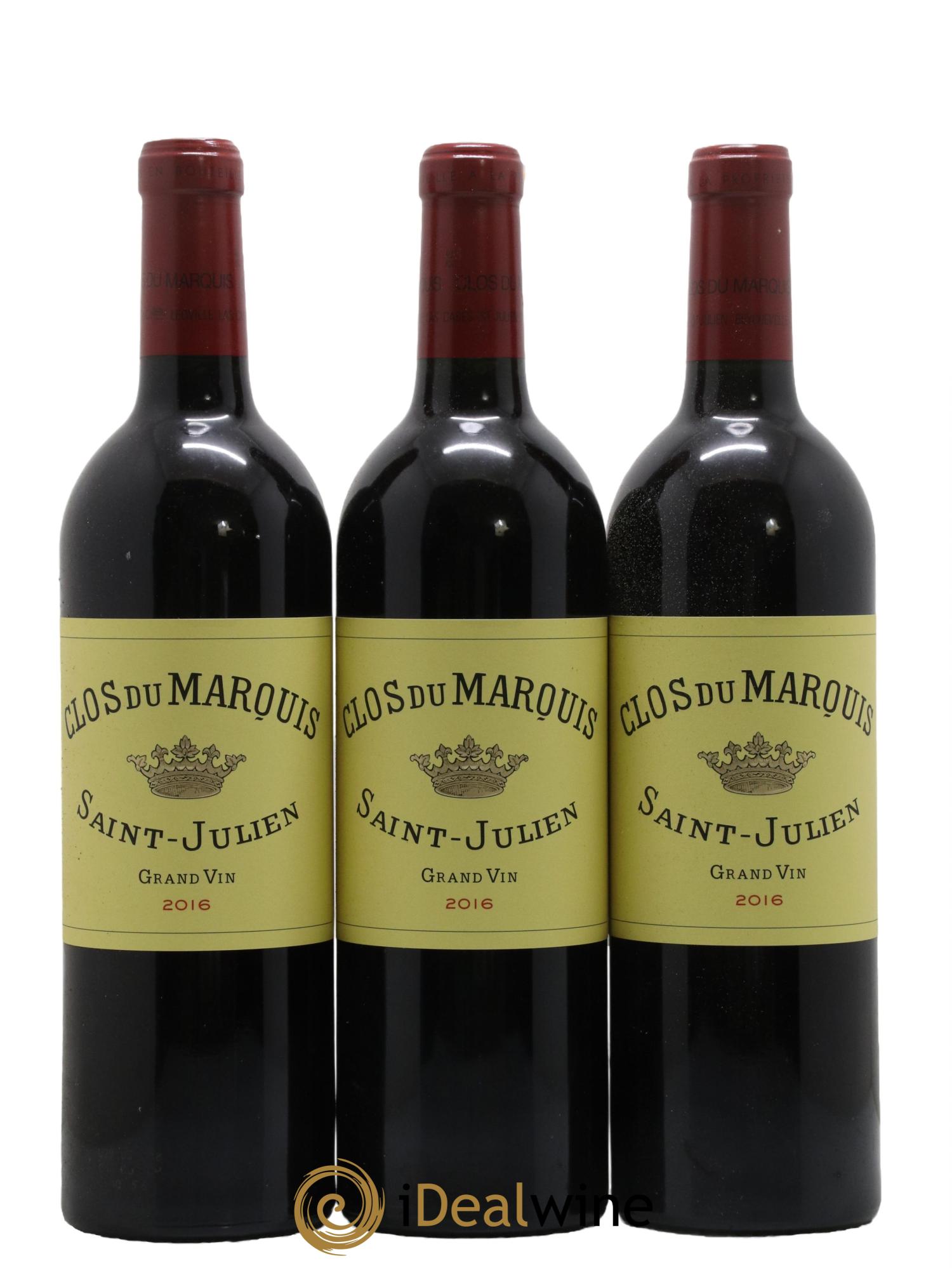 Clos du Marquis  2016 - Lot of 6 bottles - 2