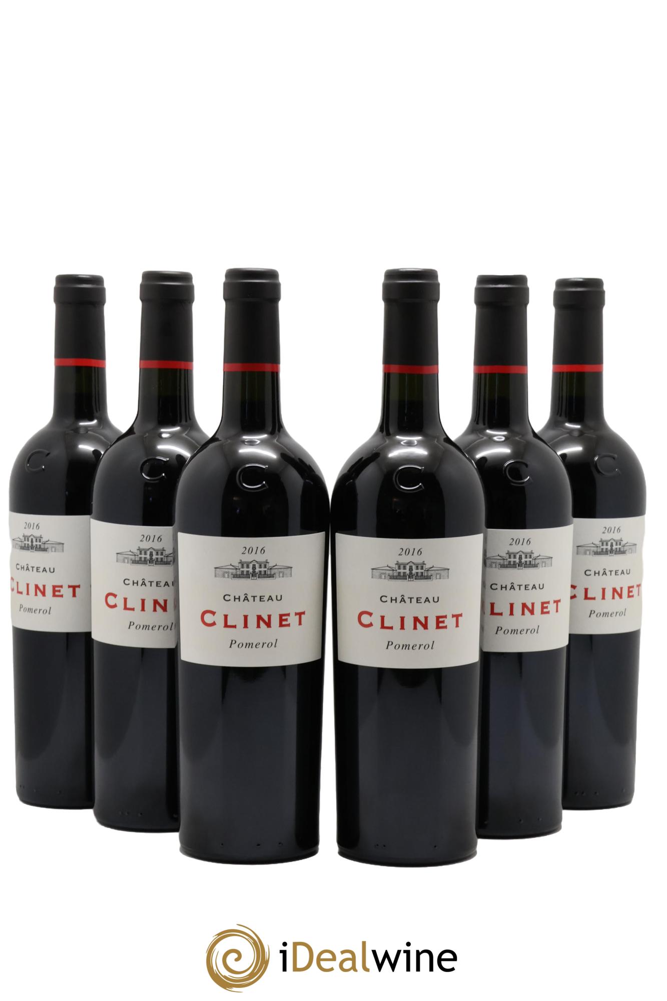 Château Clinet 2016 - Lotto di 6 bottiglie - 0