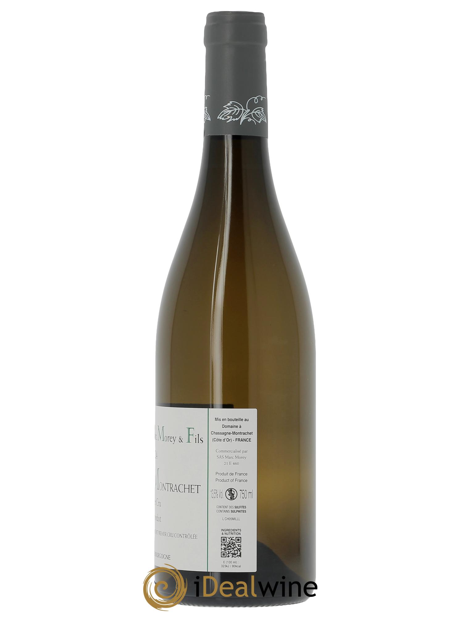 Chassagne-Montrachet 1er Cru En Virondot Marc Morey 2024 - Lot de 1 bouteille - 1