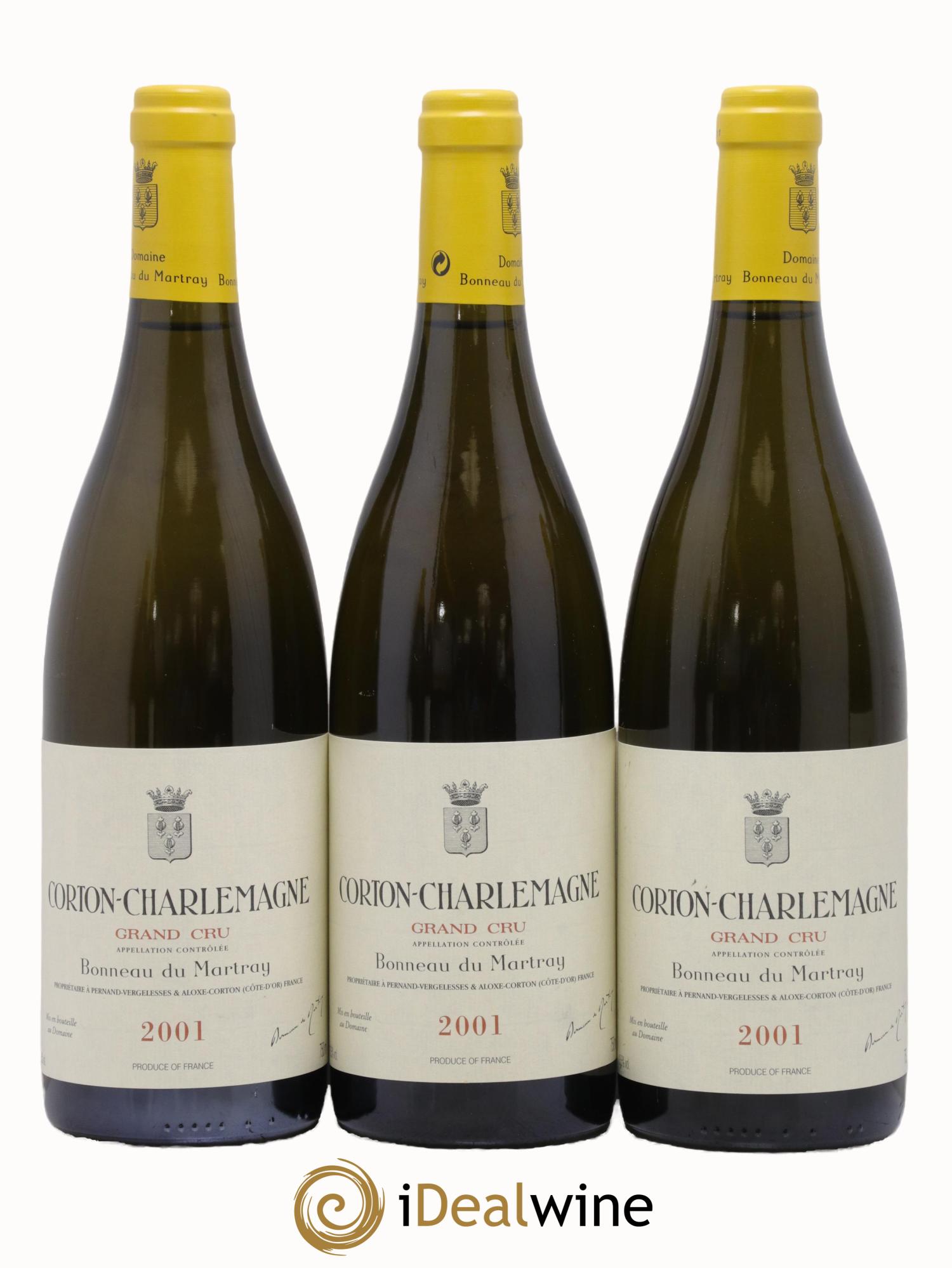 Corton-Charlemagne Grand Cru Bonneau du Martray (Domaine) 2001 - Lot de 6 bouteilles - 3