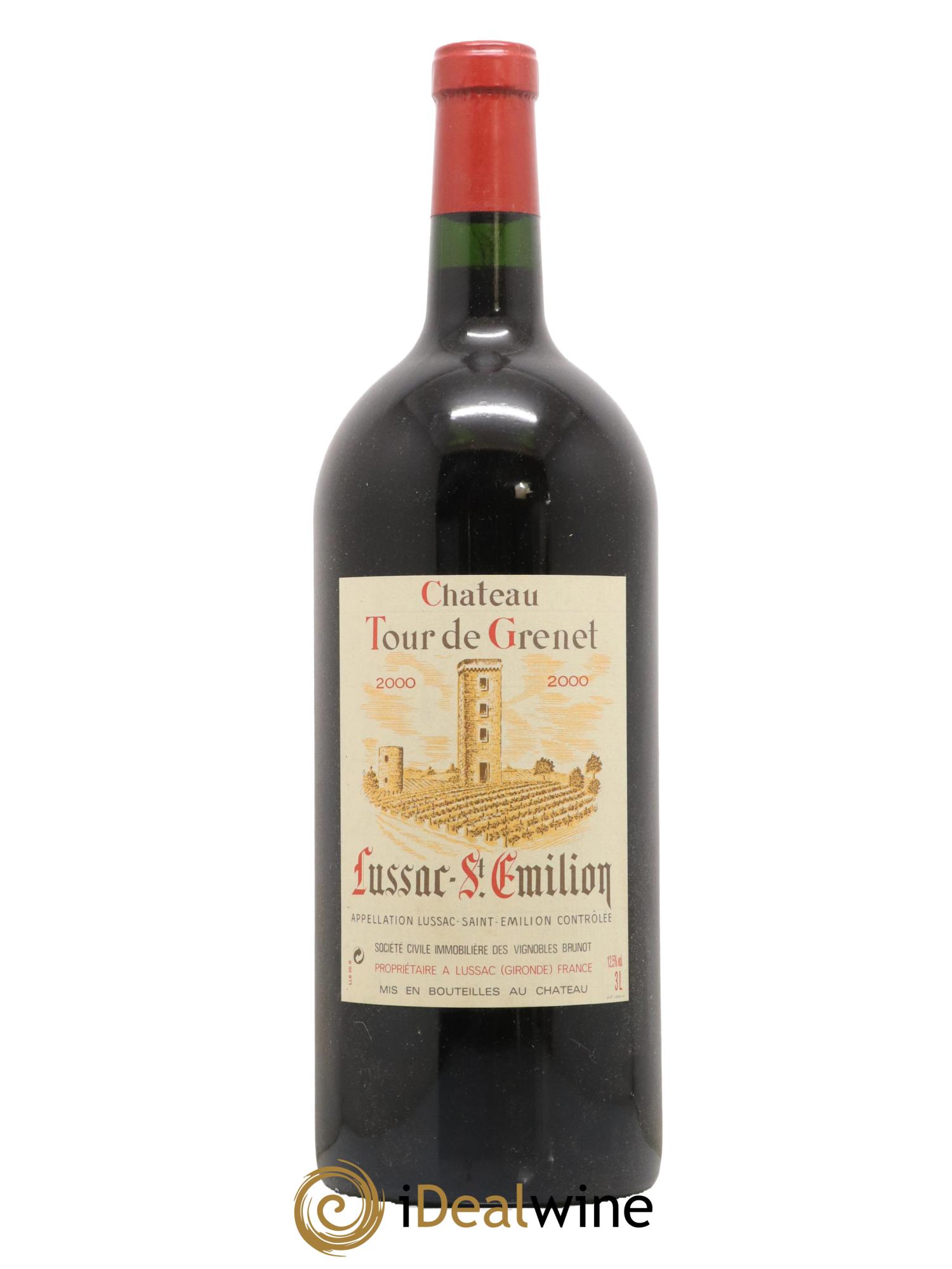Lussac Saint-Émilion Tour de Grenet 2000 - Lot de 1 double magnum - 0