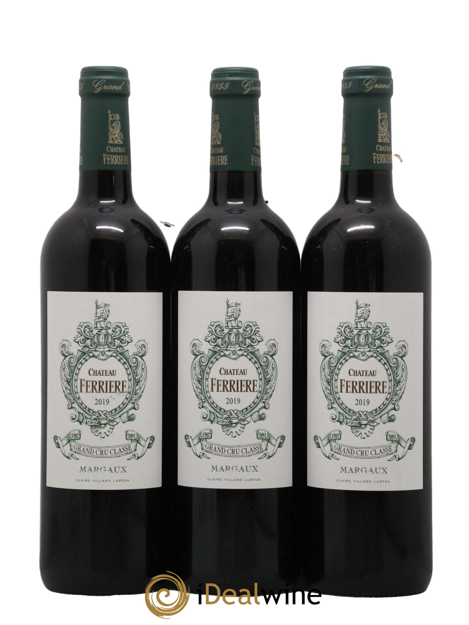 Château Ferrière 3ème Grand Cru Classé 2019 - Lot de 3 bouteilles - 0