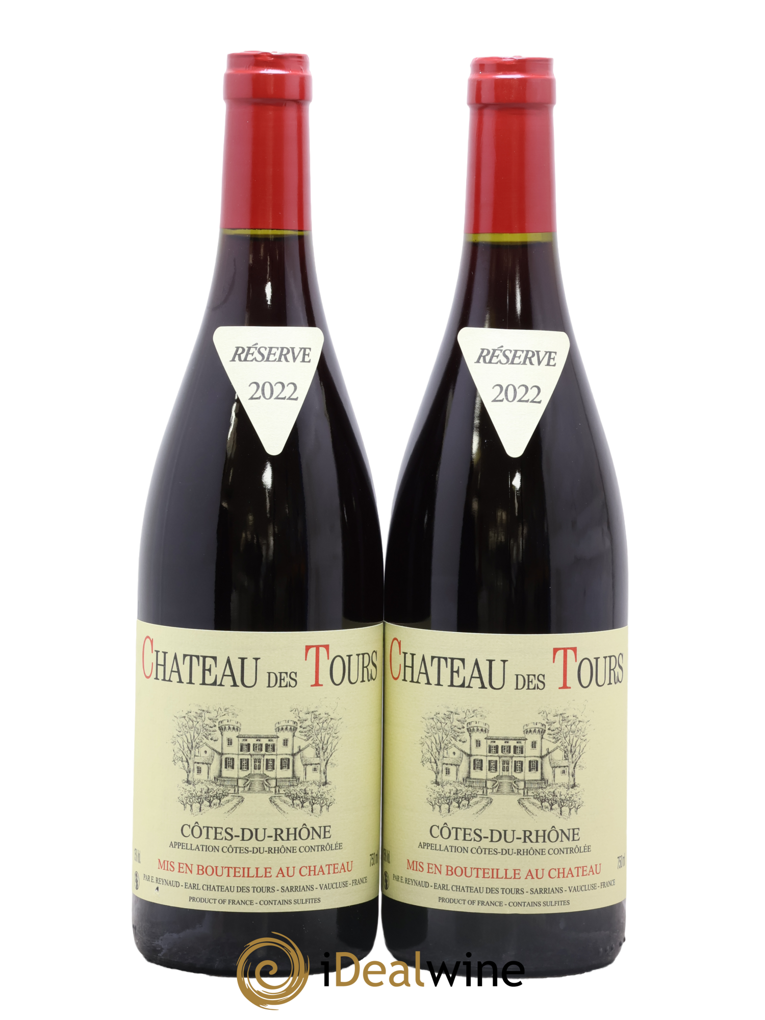 Côtes-du-Rhône Château des Tours Emmanuel Reynaud 2022 - Lot of 2 bottles - 0