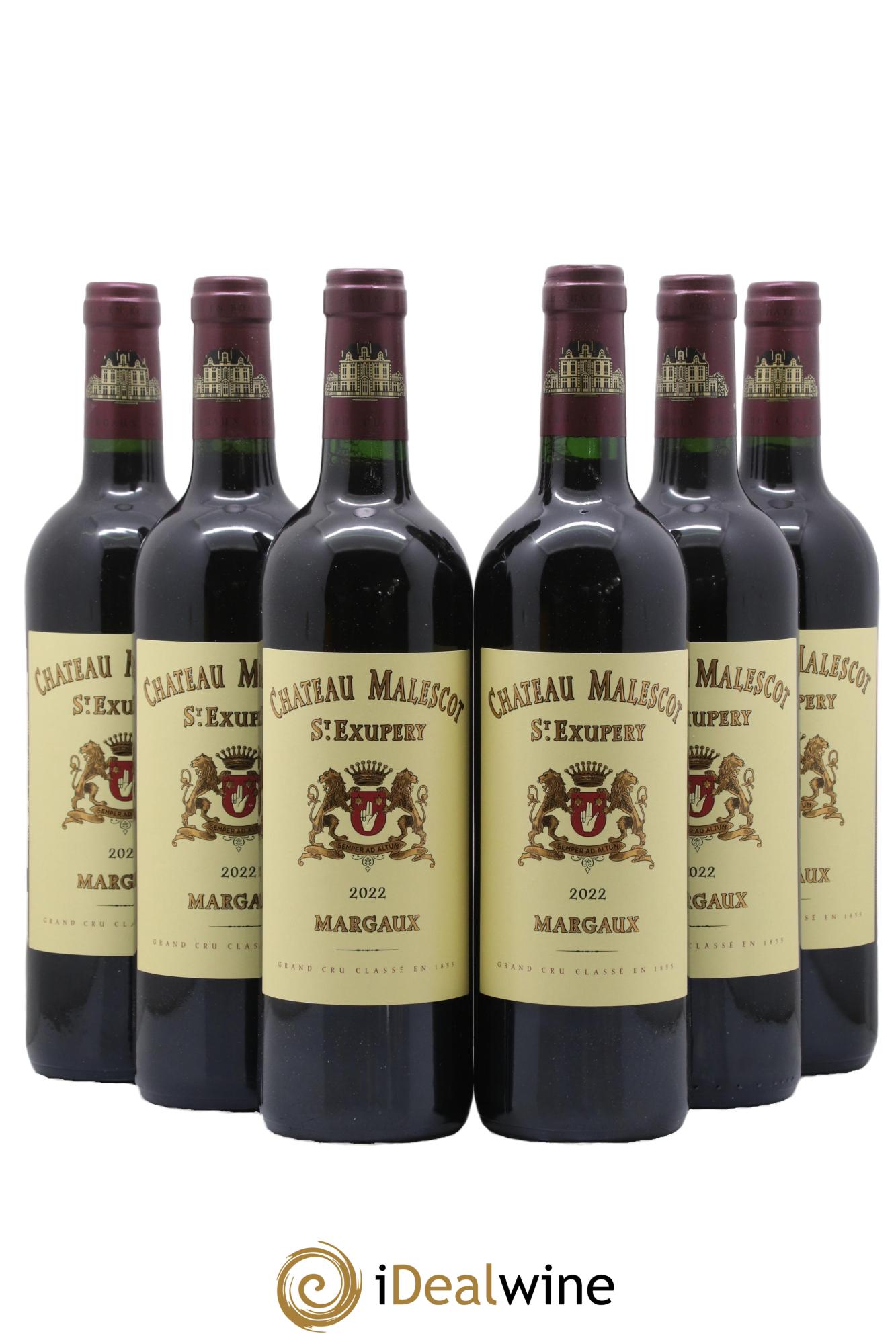 Château Malescot Saint-Exupéry 3ème Grand Cru Classé 2022 - Lot de 6 bouteilles - 0