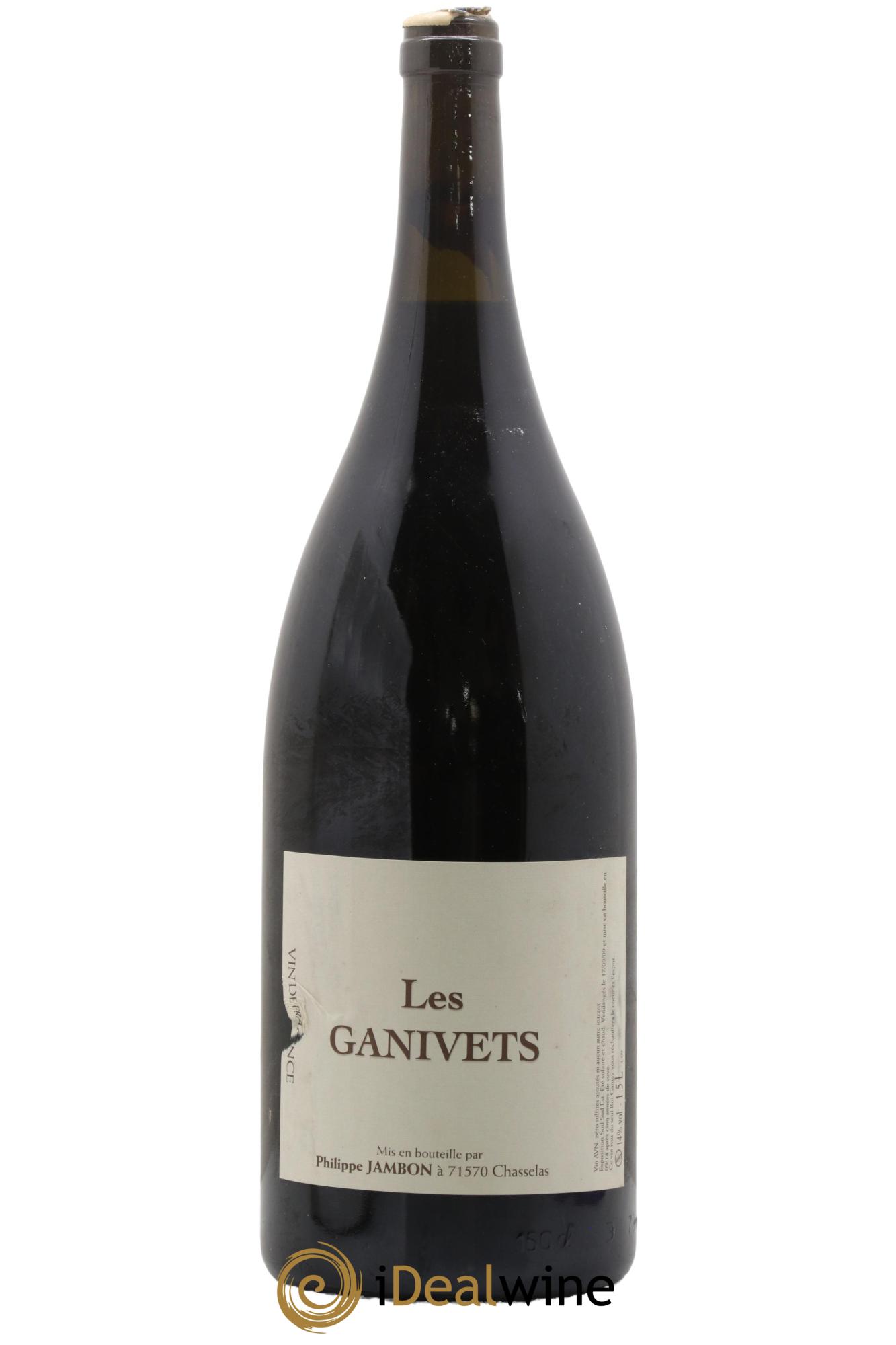 Vin de France Les Ganivets Philippe Jambon 2009 - Lot de 1 magnum - 0
