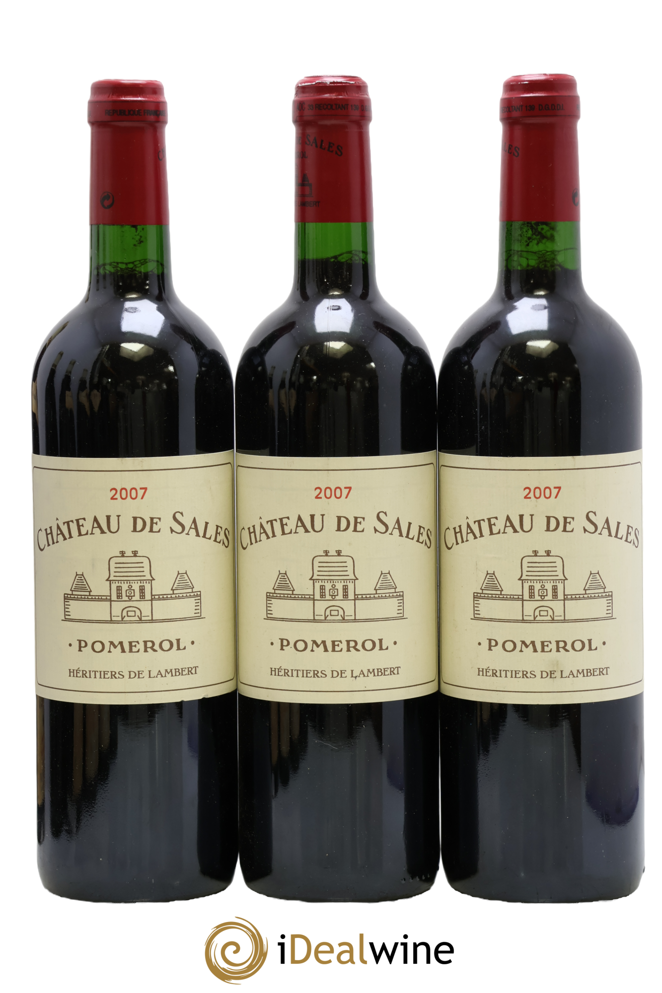 Château de Sales 2007 - Lot de 3 bouteilles - 0