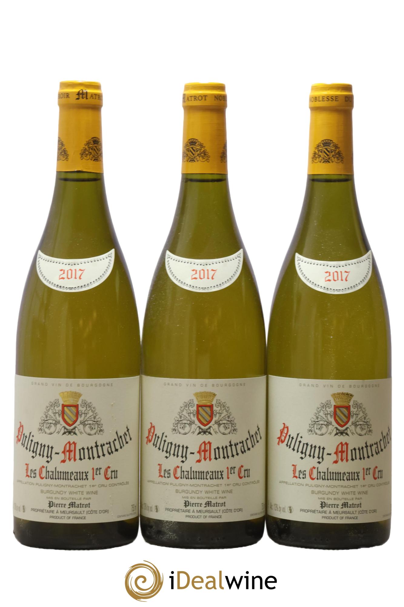 Puligny-Montrachet 1er Cru Les Chalumeaux Matrot (Domaine) 2017 - Lot de 3 bouteilles - 0