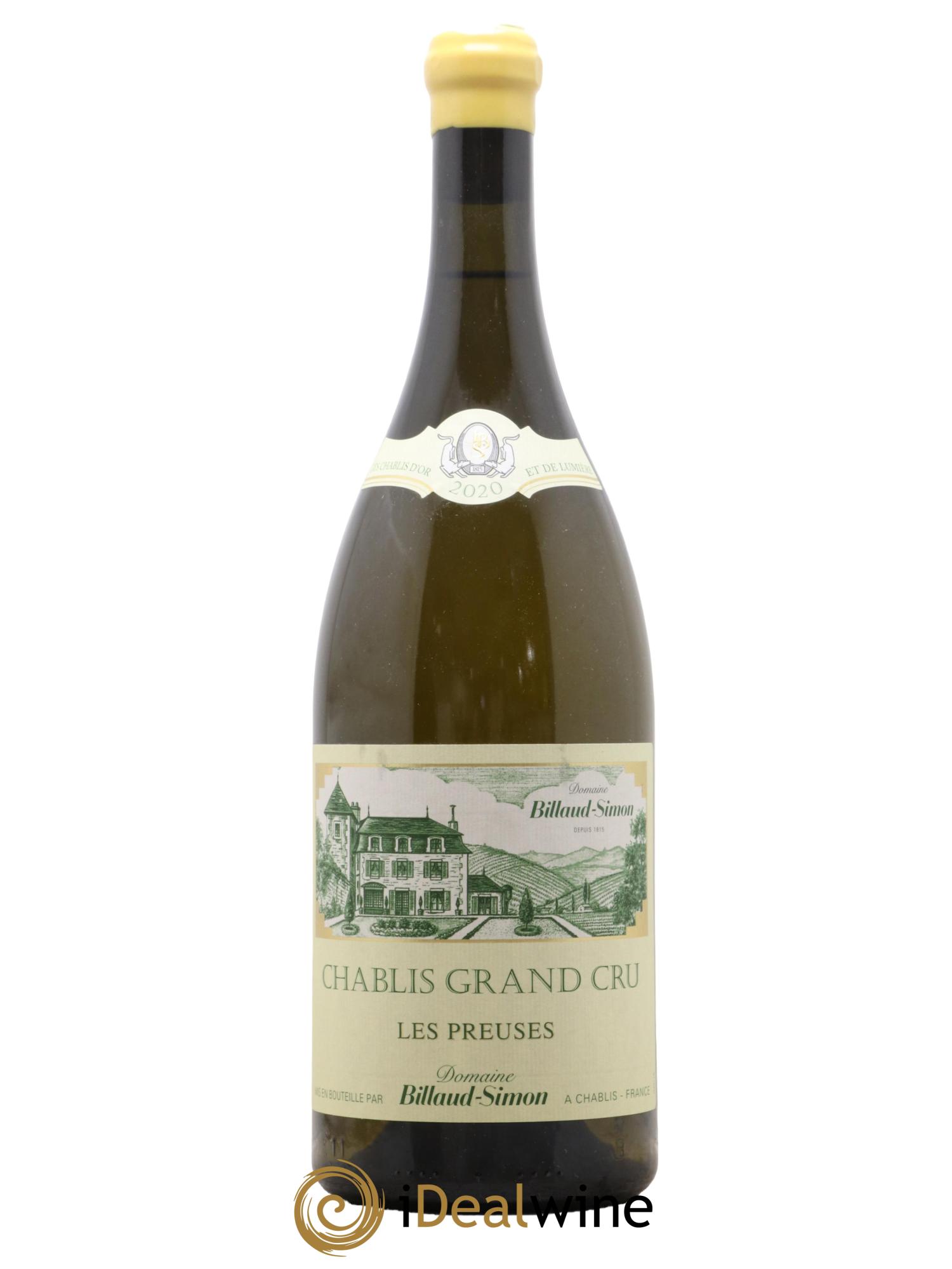 Chablis Grand Cru Les Preuses Billaud-Simon (Domaine) 2020 - Lot de 1 magnum - 0