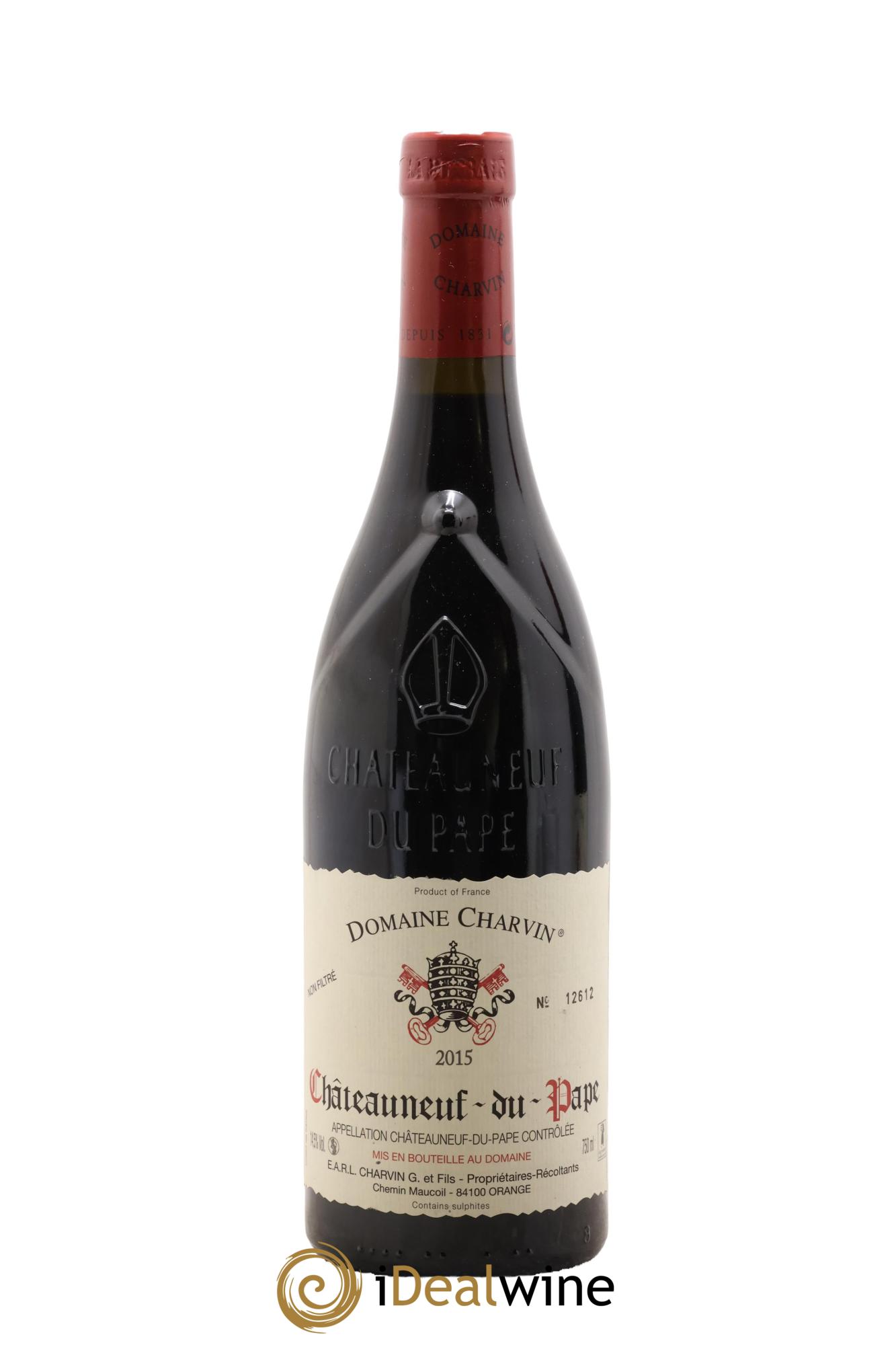 Châteauneuf-du-Pape Charvin (Domaine) 2015 - Lot of 1 bottle - 0