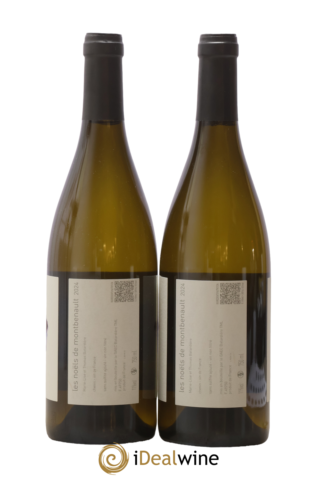 Vin de France Les Noëls de Montbenault Thomas Batardière 2024 - Posten von 2 Flaschen - 1