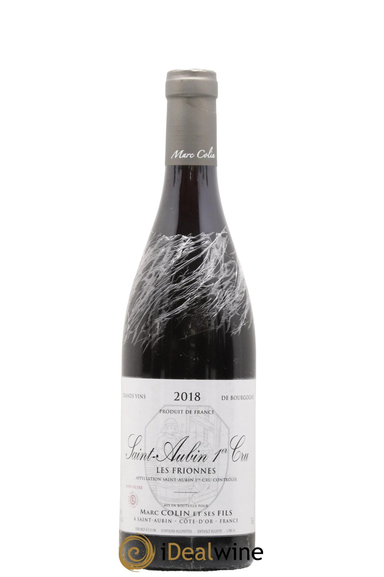 Saint-Aubin 1er Cru Les Frionnes Marc Colin 2018 - Lot de 1 bouteille - 0