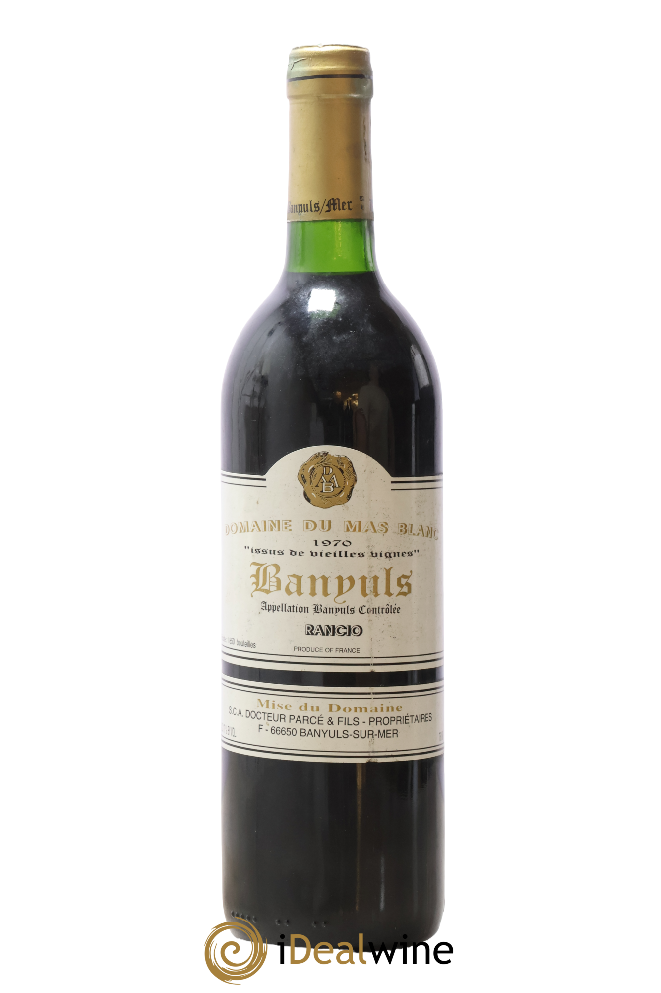 Banyuls Rancio Domaine Du Mas Blanc 1970 - Lot of 1 bottle - 0
