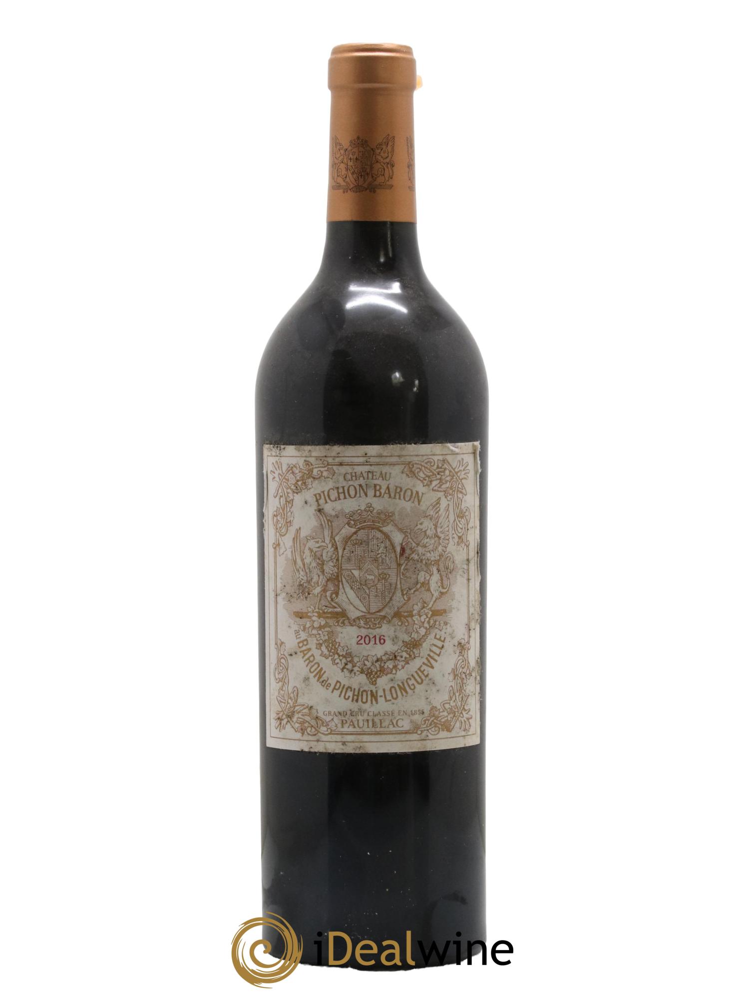 Pichon Longueville Baron 2ème Grand Cru Classé 2016 - Lot de 1 bouteille - 0