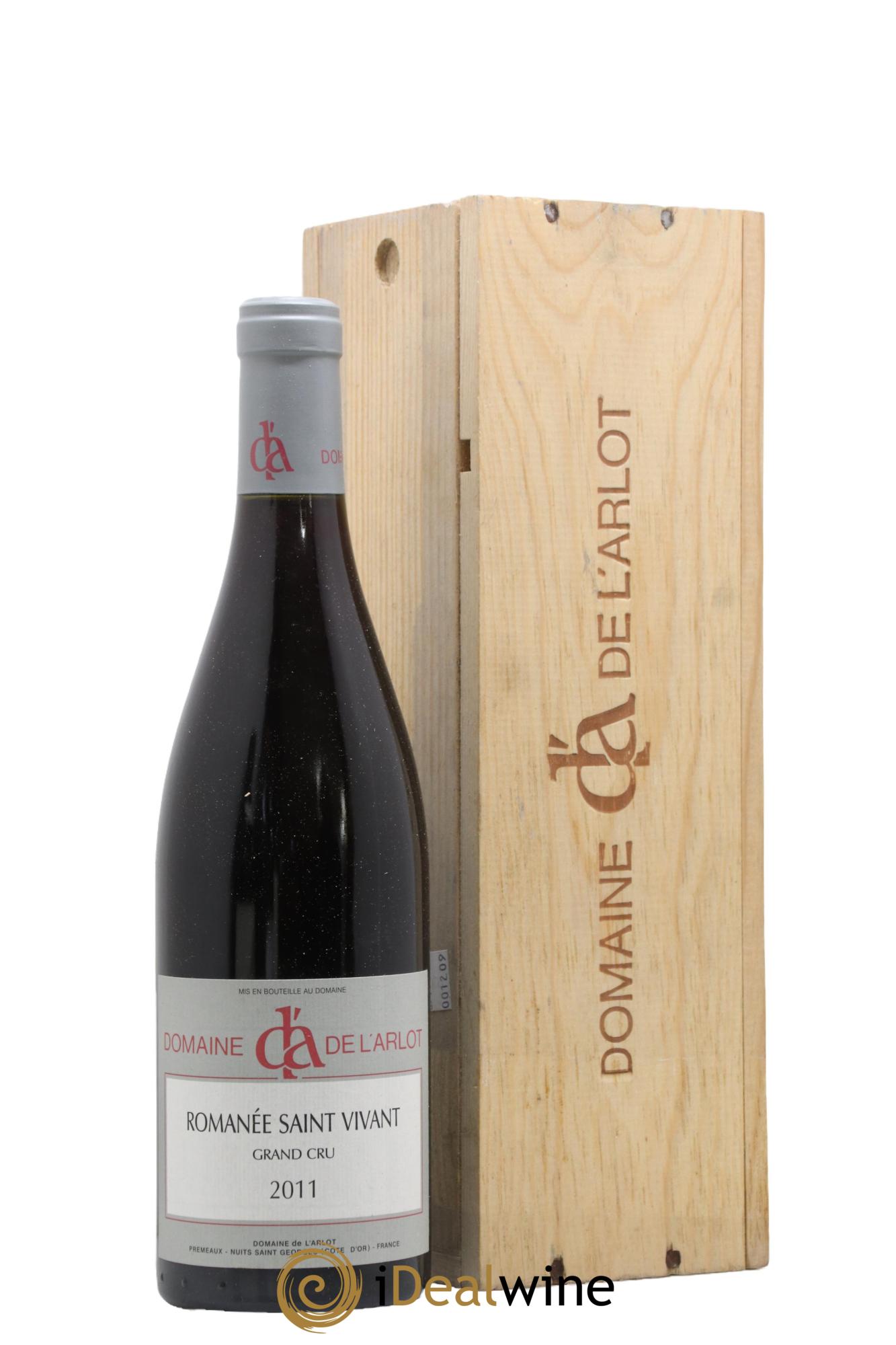 Romanée-Saint-Vivant Grand Cru Domaine de l'Arlot 2011 - Lot de 1 bouteille - 0
