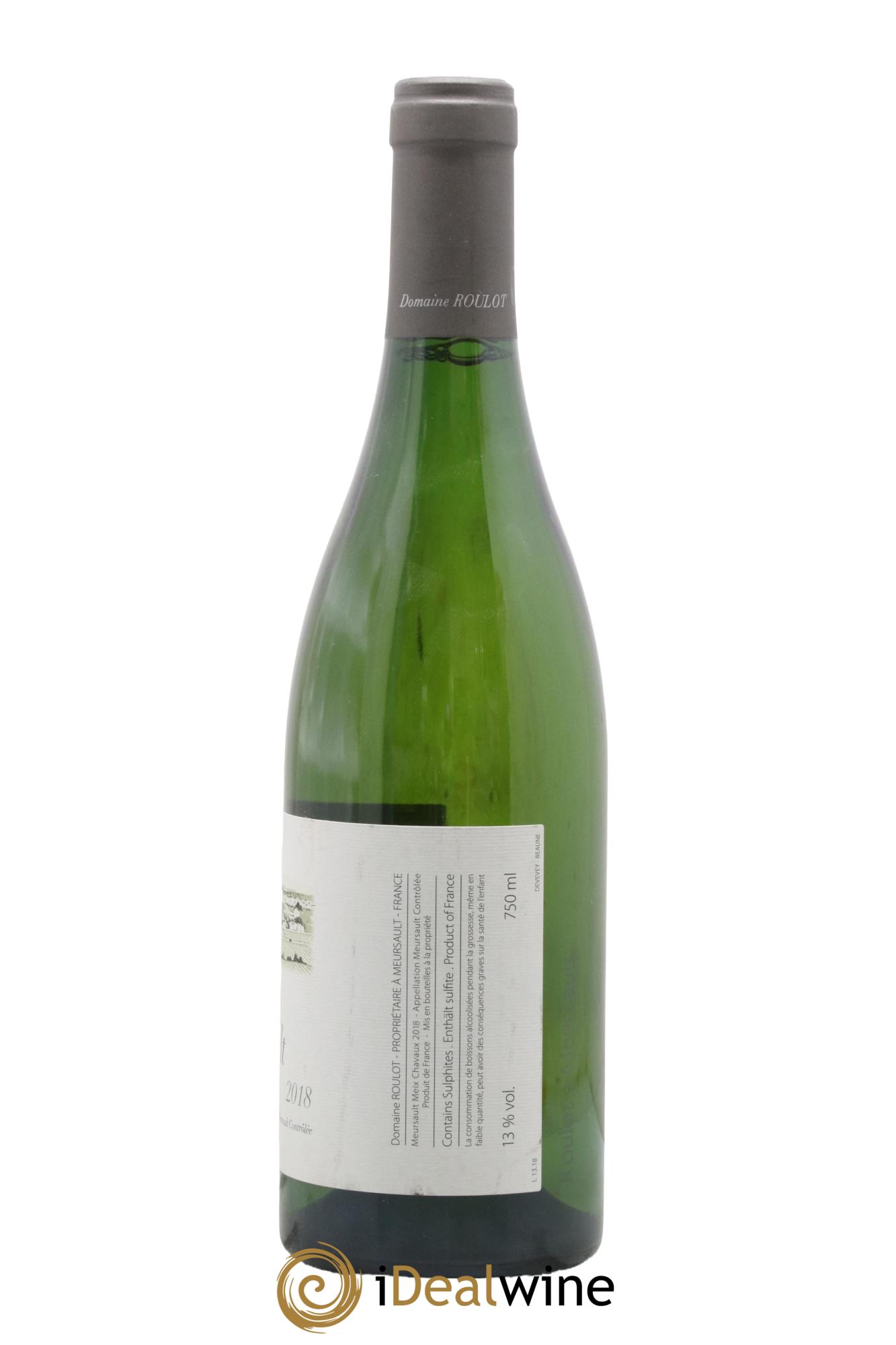 Meursault Meix Chavaux Roulot (Domaine) 2018 - Lot de 1 bouteille - 1