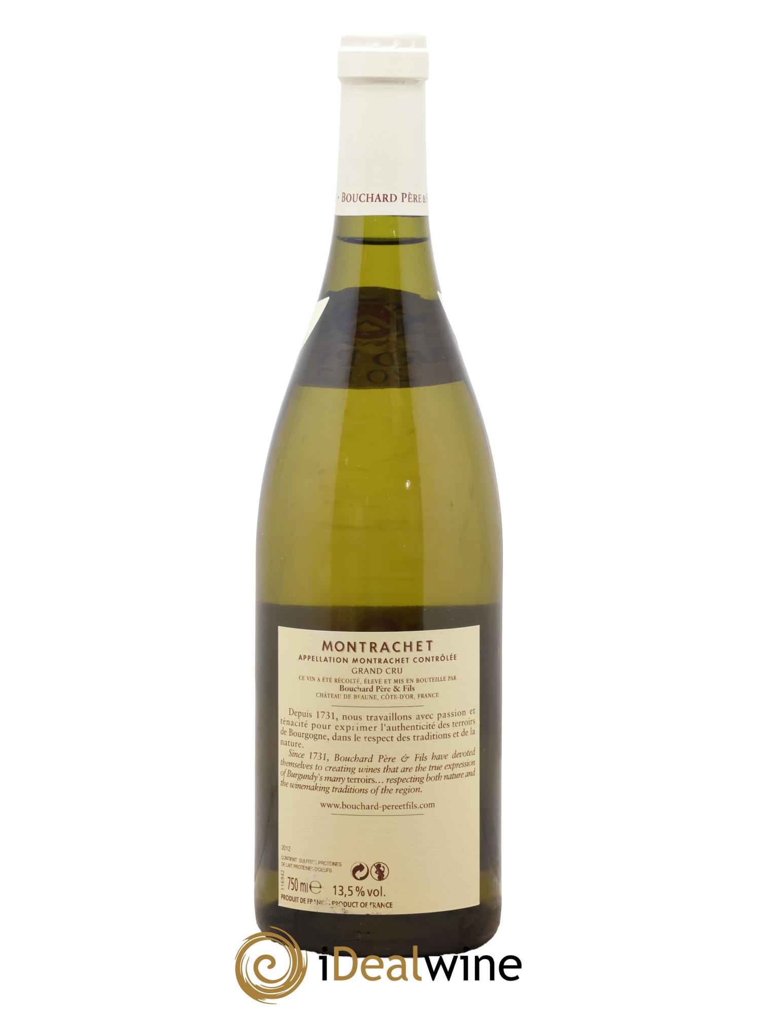 Montrachet Grand Cru Bouchard Père & Fils 2012 - Lot de 1 bouteille - 2