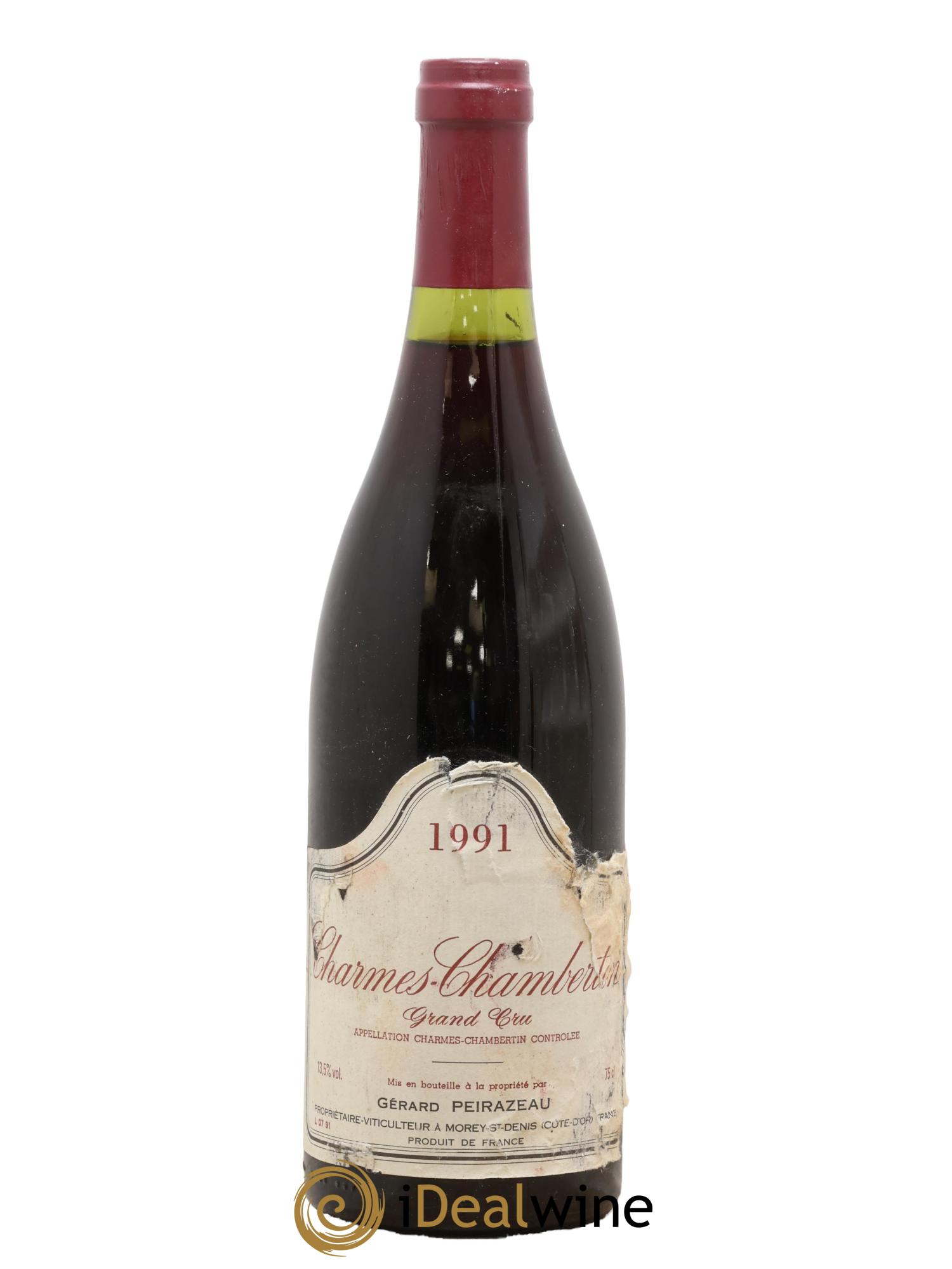 Charmes-Chambertin Grand Cru Peirazeau (Domaine) 1991 - Lot of 1 bottle - 0