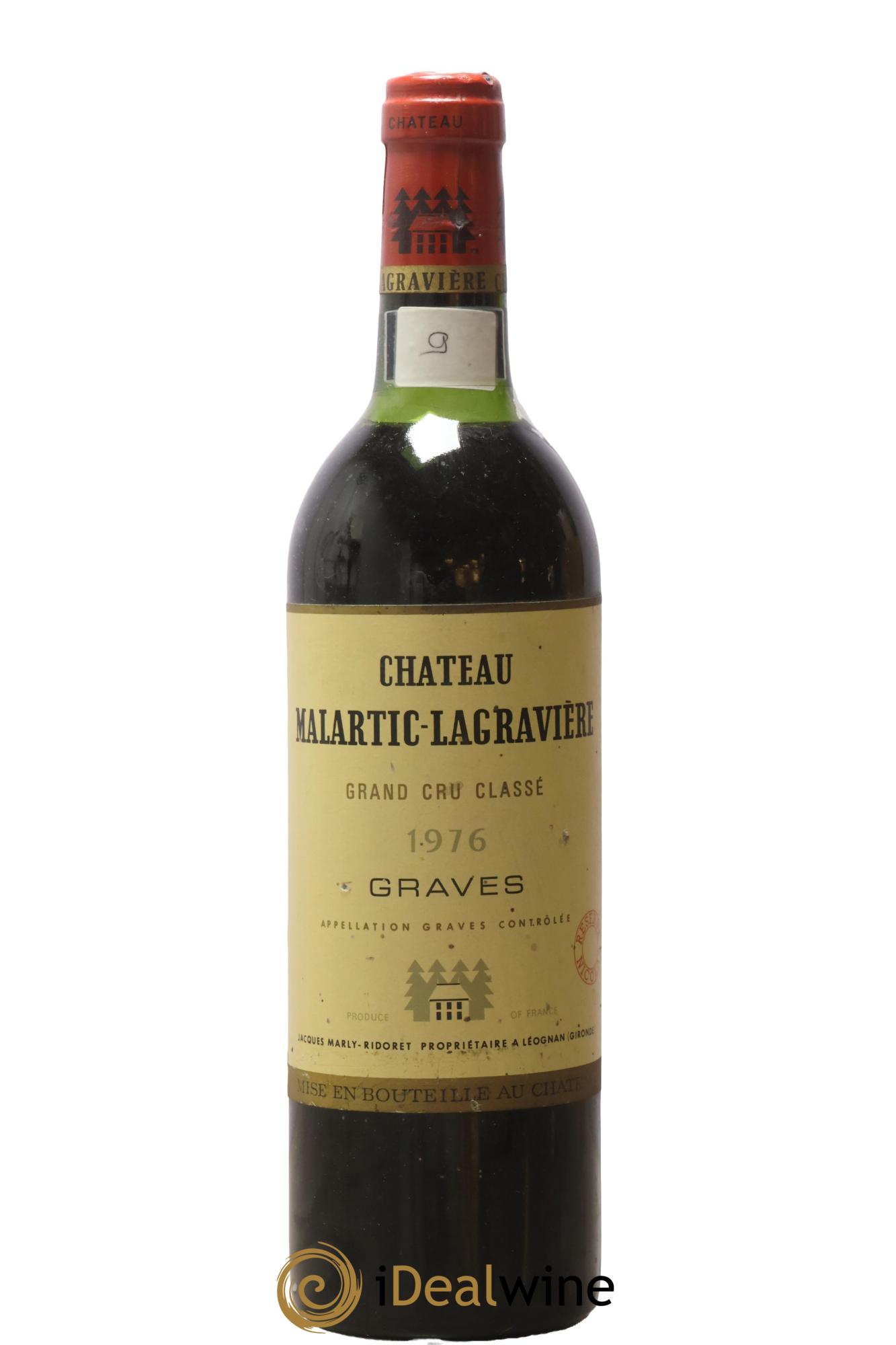 Château Malartic-Lagravière Cru Classé de Graves 1976 - Lot of 1 bottle - 0