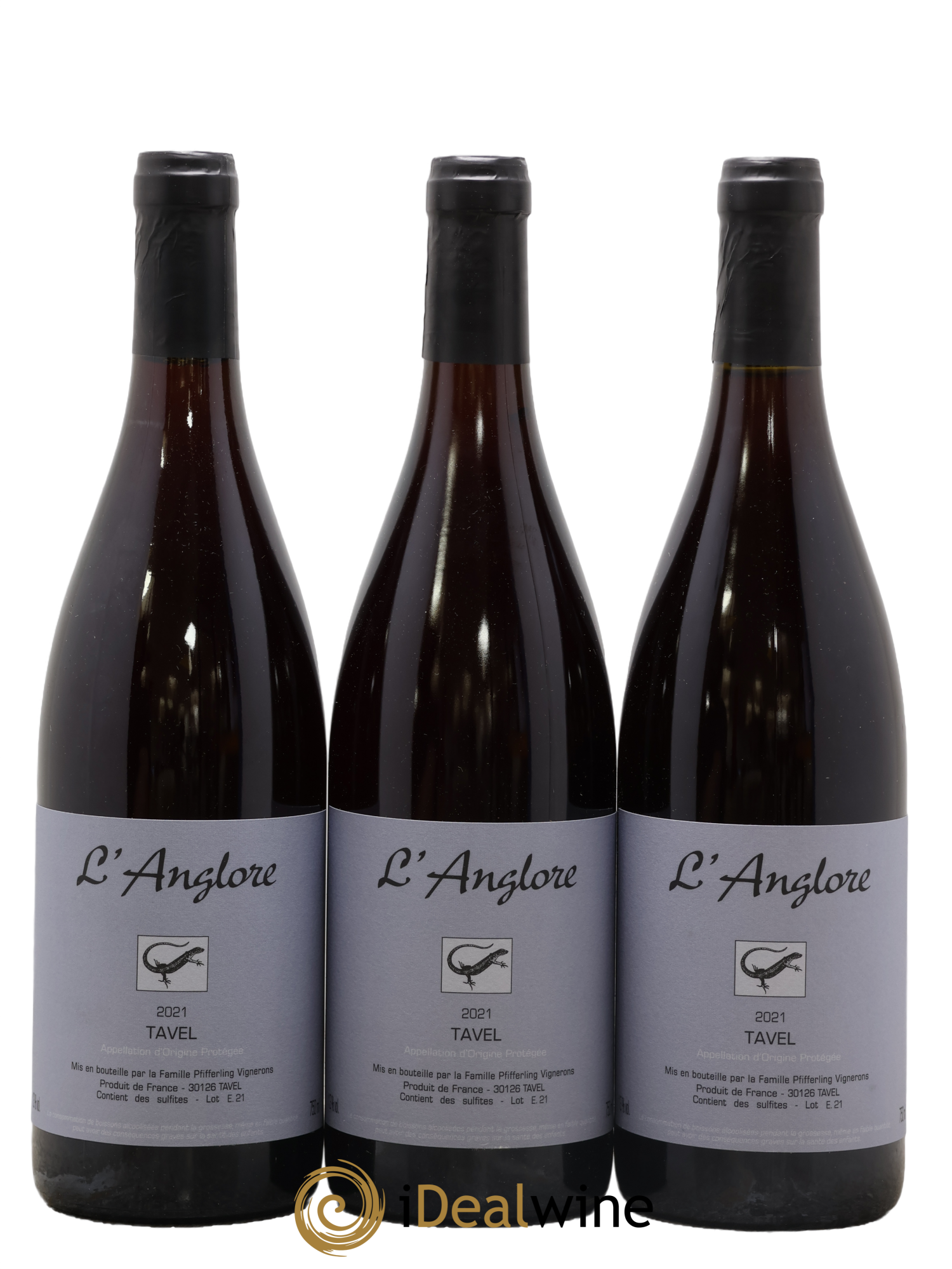 Tavel L'Anglore 2021 - Posten von 3 Flaschen - 0