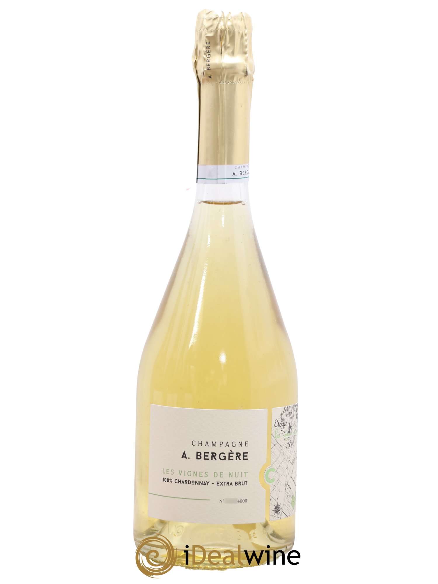 Champagne Vignes de nuits Blanc de blancs A. Bergere 2014 - Lot of 1 bottle - 0