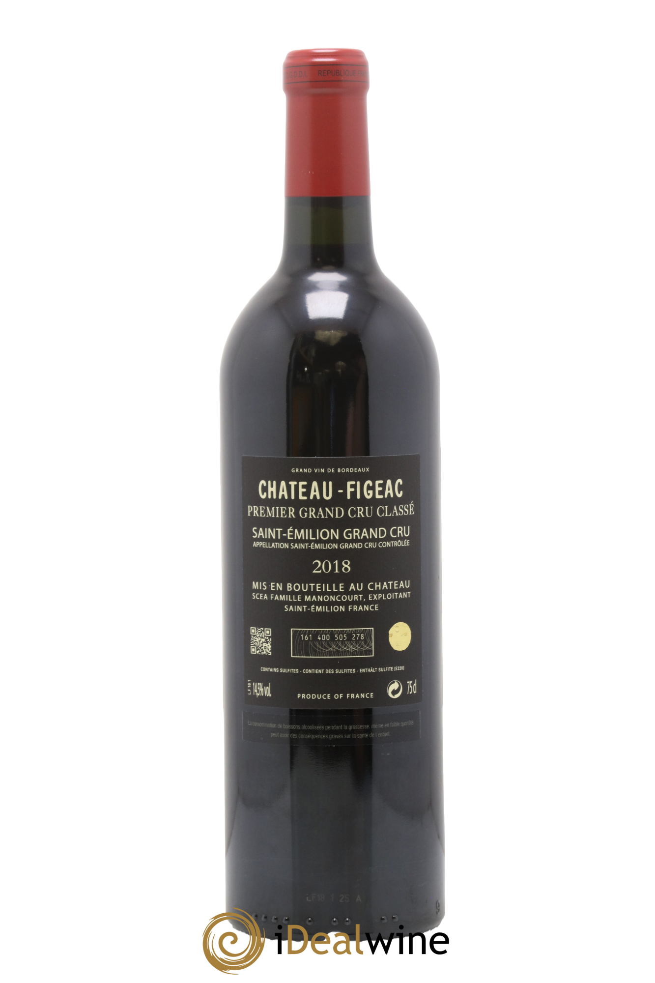Château Figeac 1er Grand Cru Classé A 2018 - Lot de 1 bouteille - 1