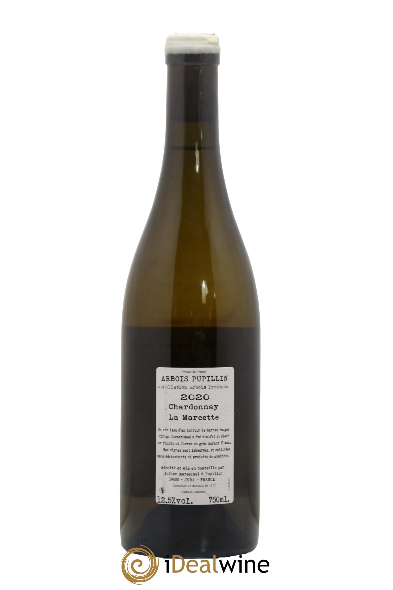 Arbois Pupillin La Marcette Domaine de la Borde 2020 - Posten von 1 Flasche - 1