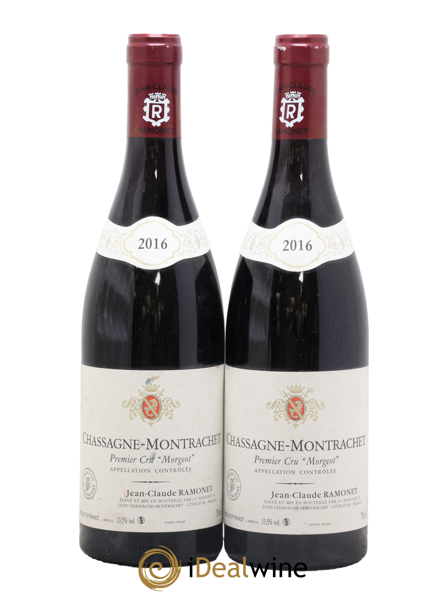 Chassagne-Montrachet 1er Cru Morgeot Ramonet (Domaine) 2016 - Lotto di 2 bottiglie - 0