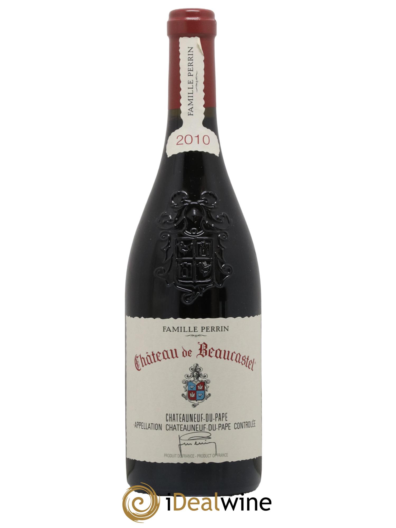 Châteauneuf-du-Pape Château de Beaucastel Famille Perrin 2010 - Lot de 1 bouteille - 0