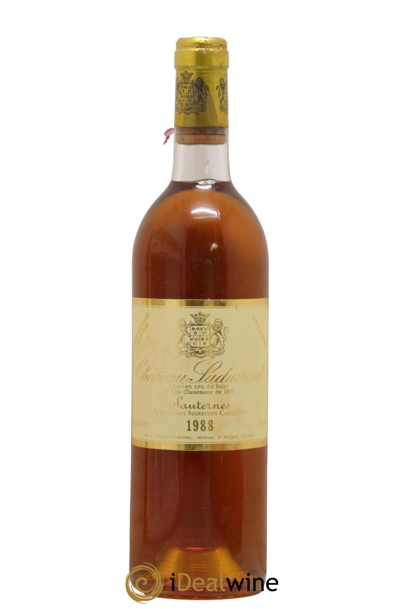 Château Suduiraut 1er Grand Cru Classé 1988 - Lot de 1 bouteille - 0