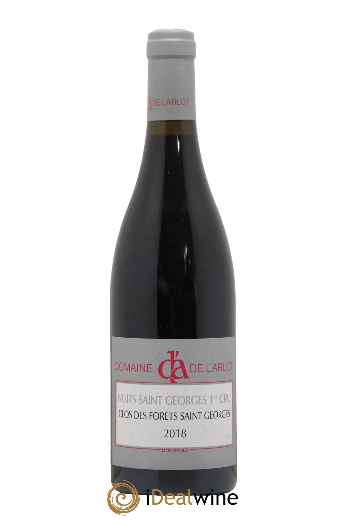 Nuits-Saint-Georges 1er Cru Clos des Forêts Saint-Georges Domaine de l'Arlot 2018 - Lot de 1 bouteille - 0
