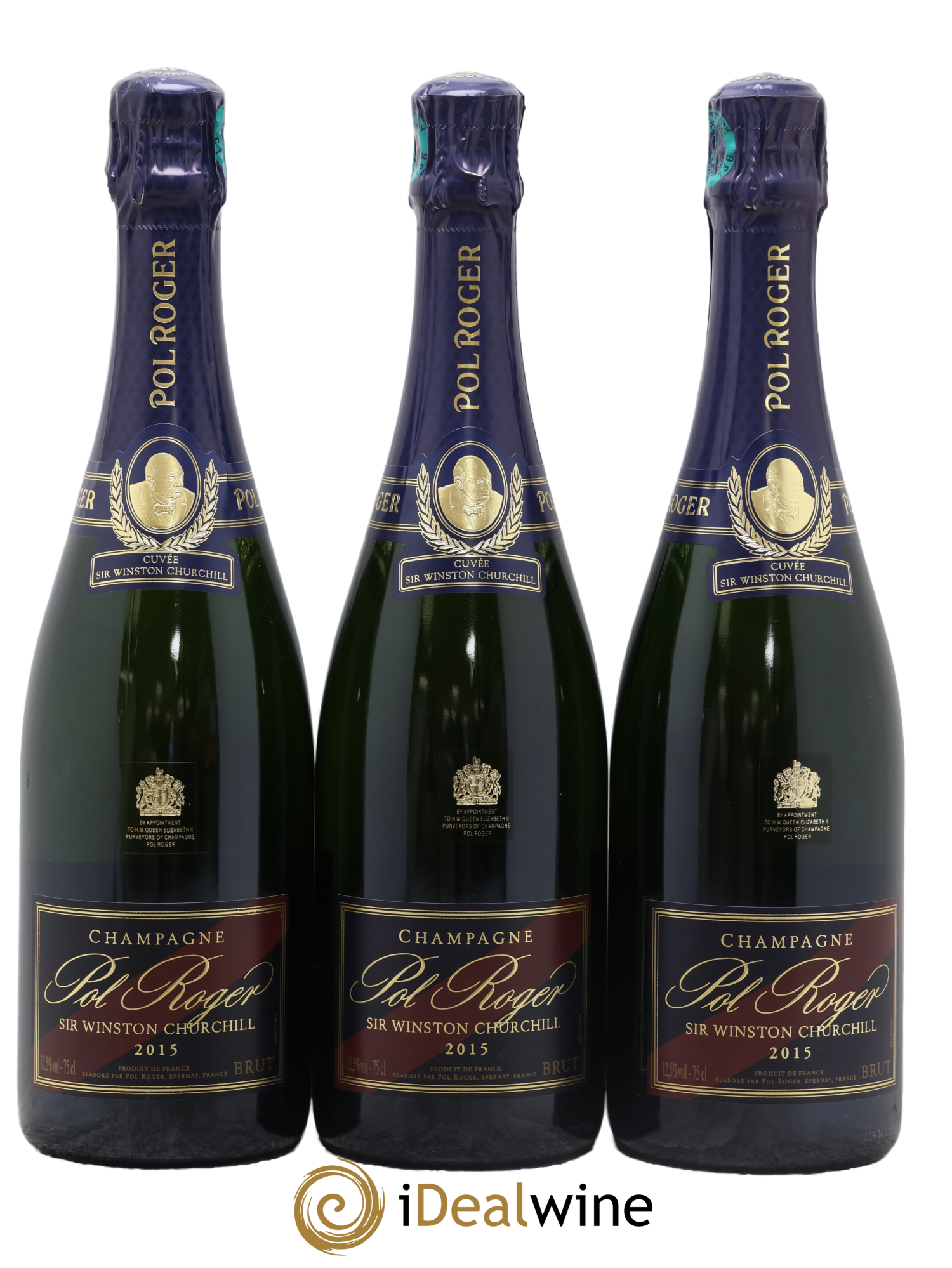 Cuvée Winston Churchill Pol Roger 2015 - Lot of 3 bottles - 1