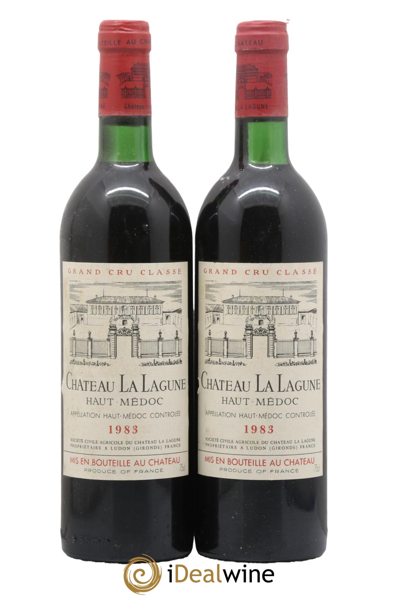 Château la Lagune 3ème Grand Cru Classé 1983 - Lot de 2 bouteilles - 0