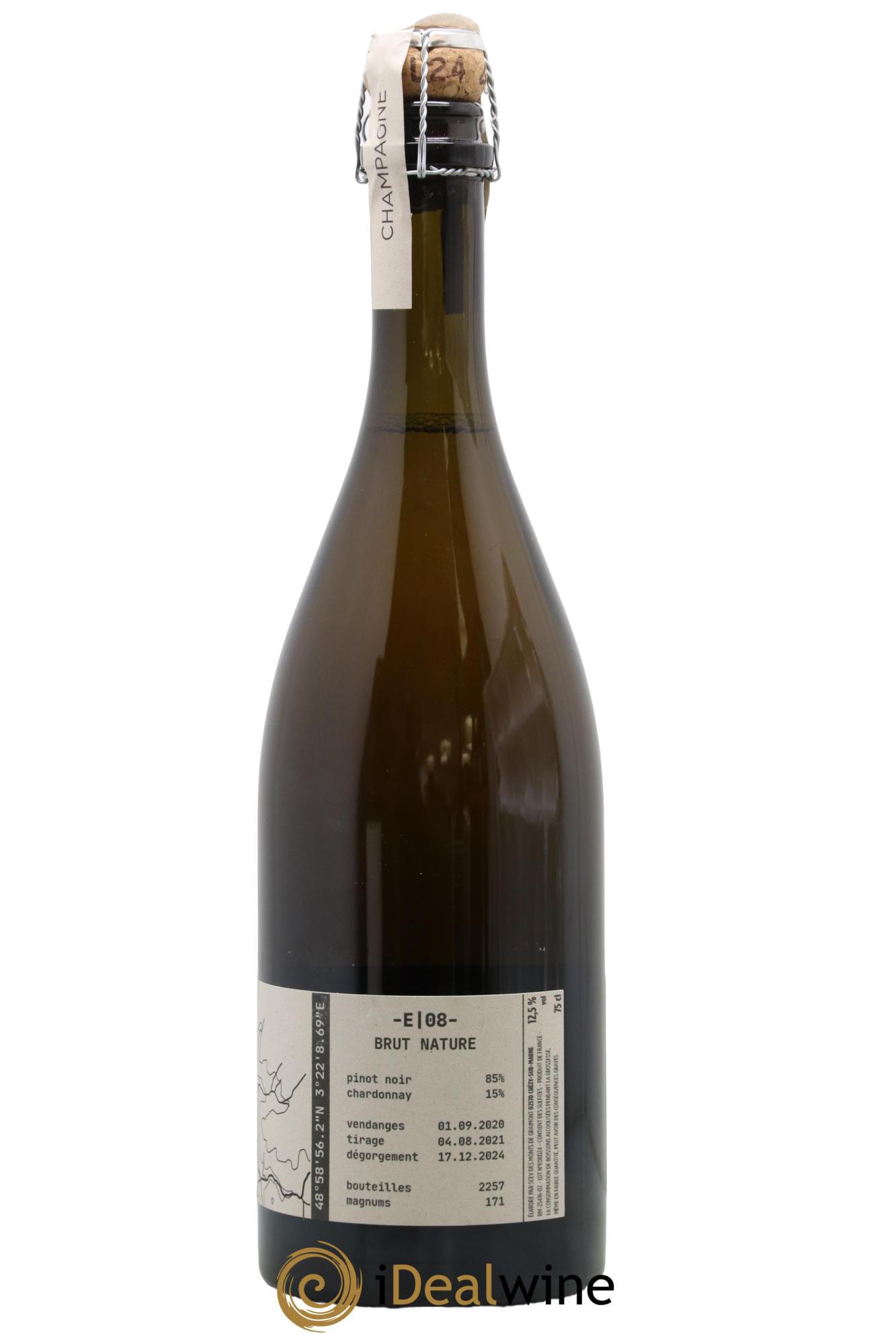 Brut Nature Exploration 08 Maison Tom Gauditiabois 2020 - Lot of 1 bottle - 1