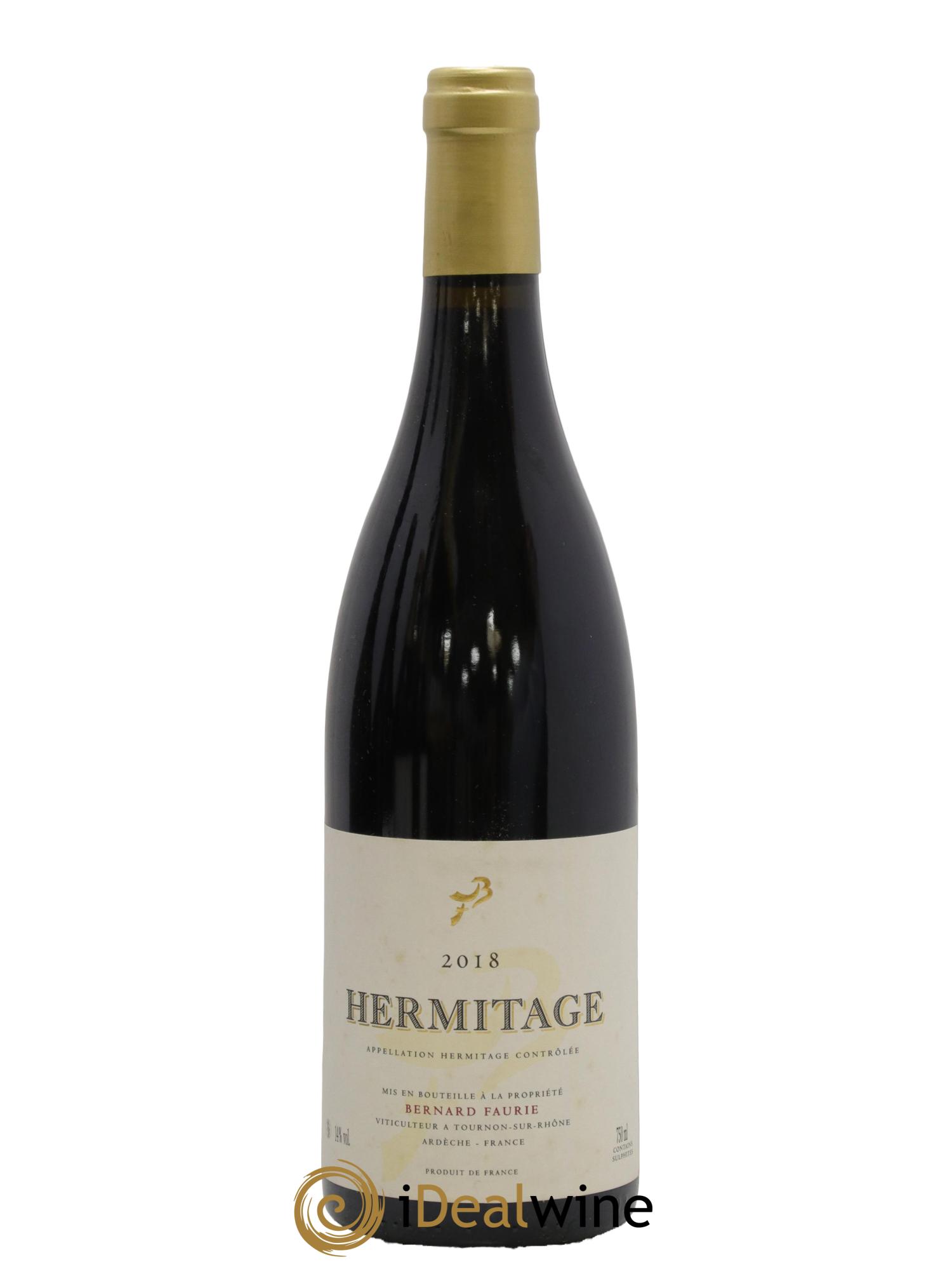 Hermitage Bernard Faurie 2018 - Lot of 1 bottle - 0