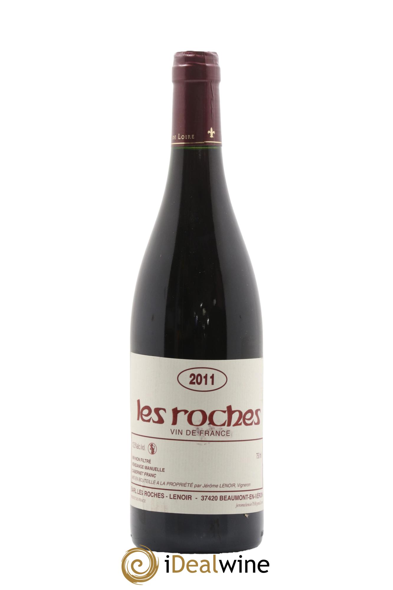 Vin de France Les Roches Lenoir (Domaine) 2011 - Lot de 1 bouteille - 0