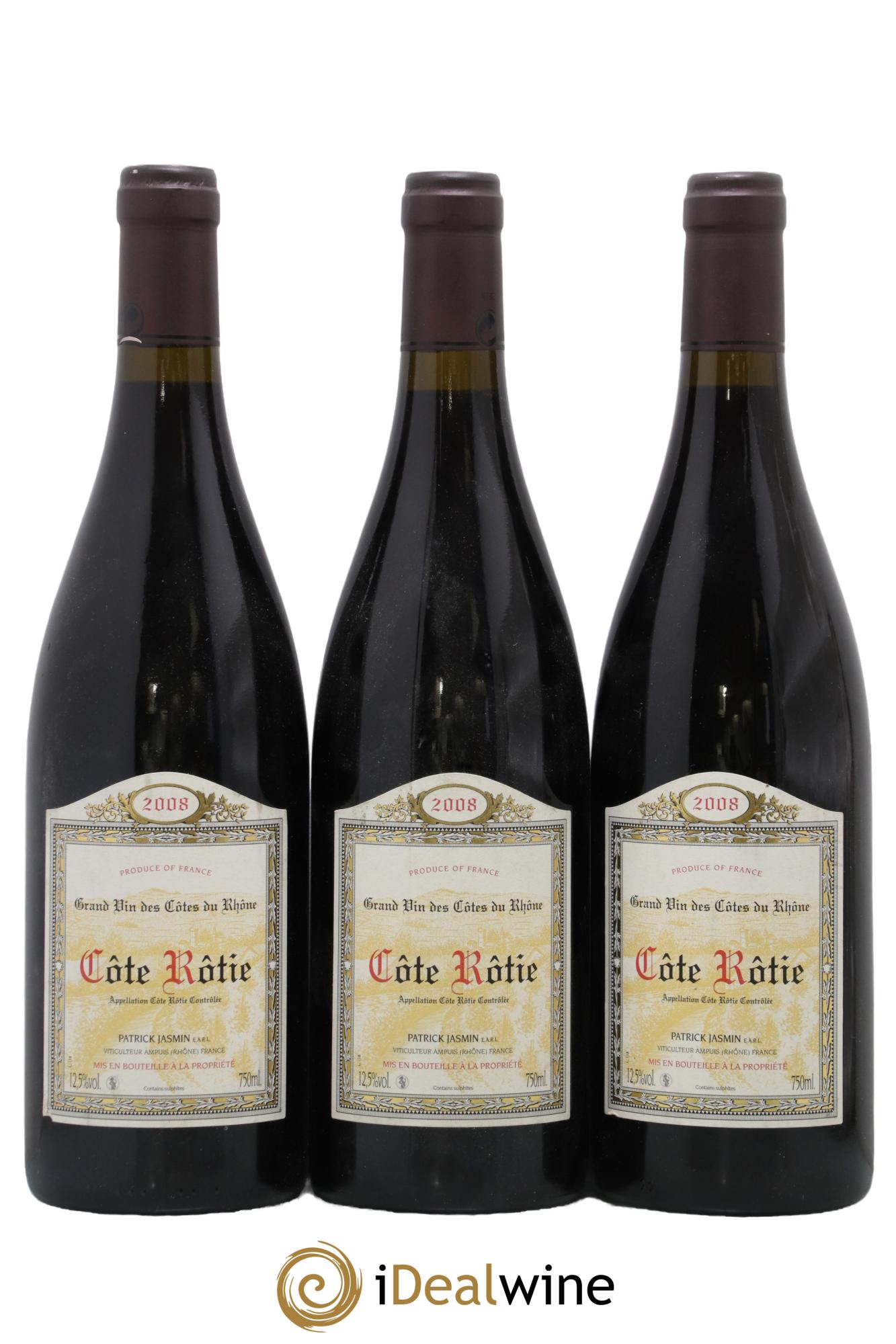 Côte-Rôtie Jasmin (Domaine) 2008 - Posten von 3 Flaschen - 0