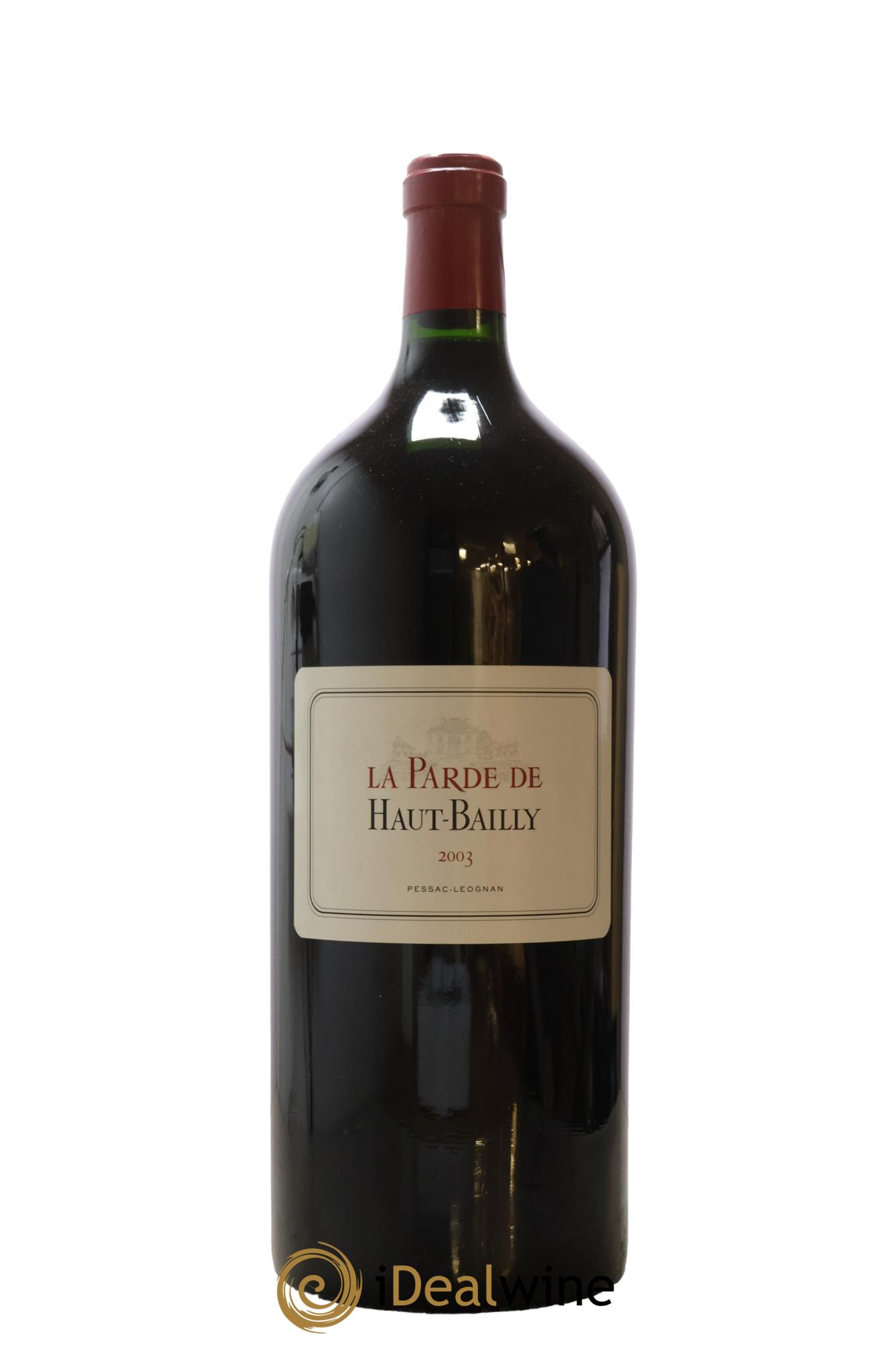 Haut Bailly II (Anciennement La Parde de Haut-Bailly) Second Vin 2003 - Lot de 1 impériale - 0